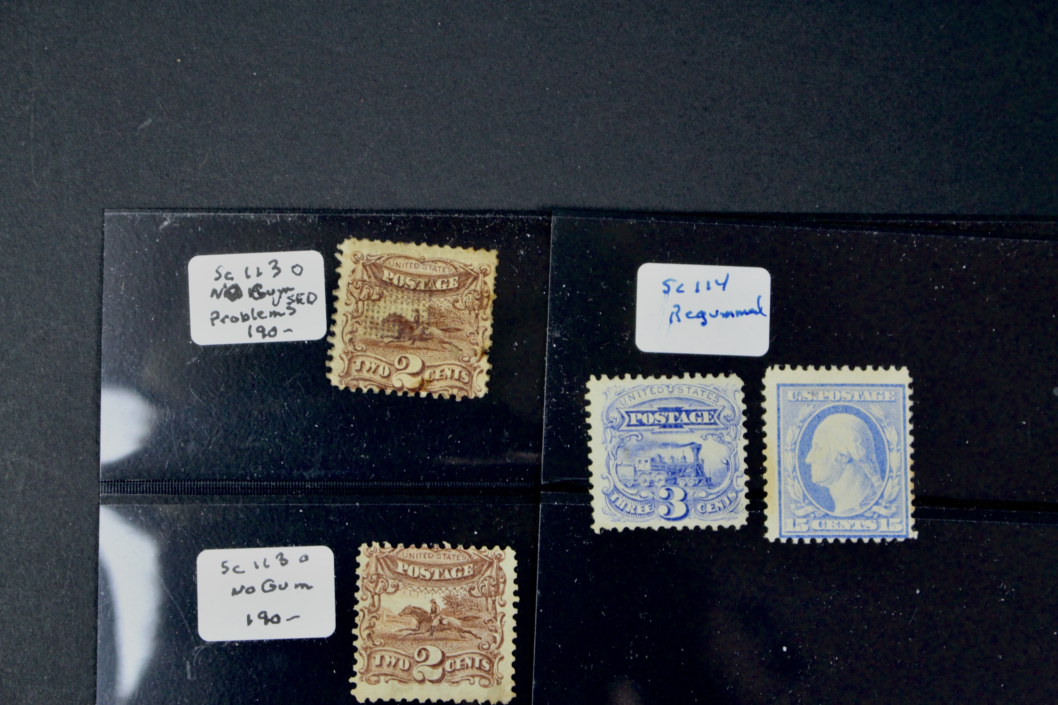 Ninety-One Early U.S. Postage Stamps