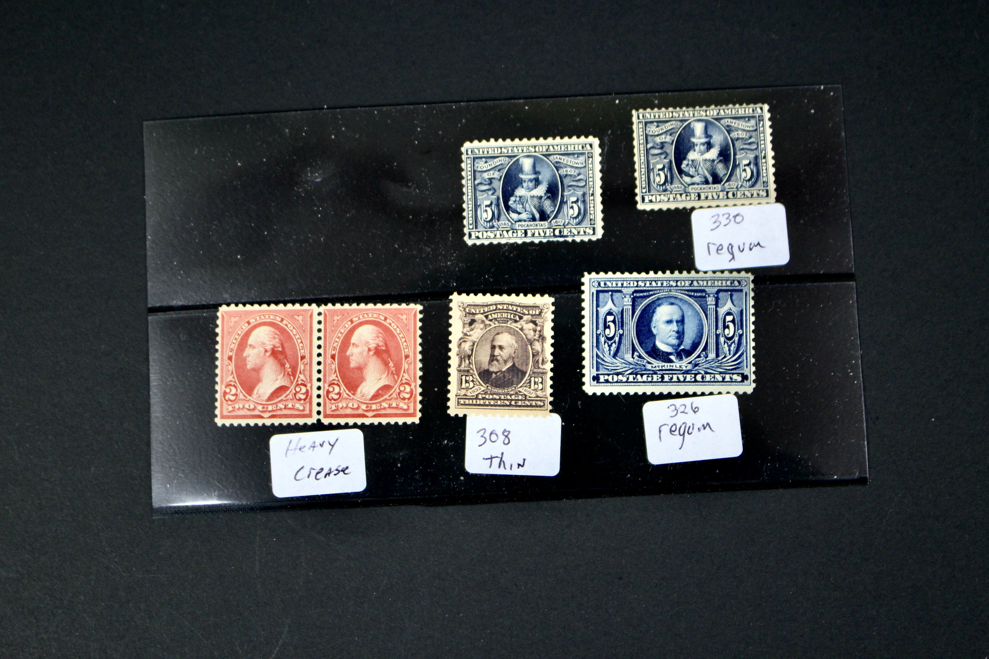 Ninety-One Early U.S. Postage Stamps