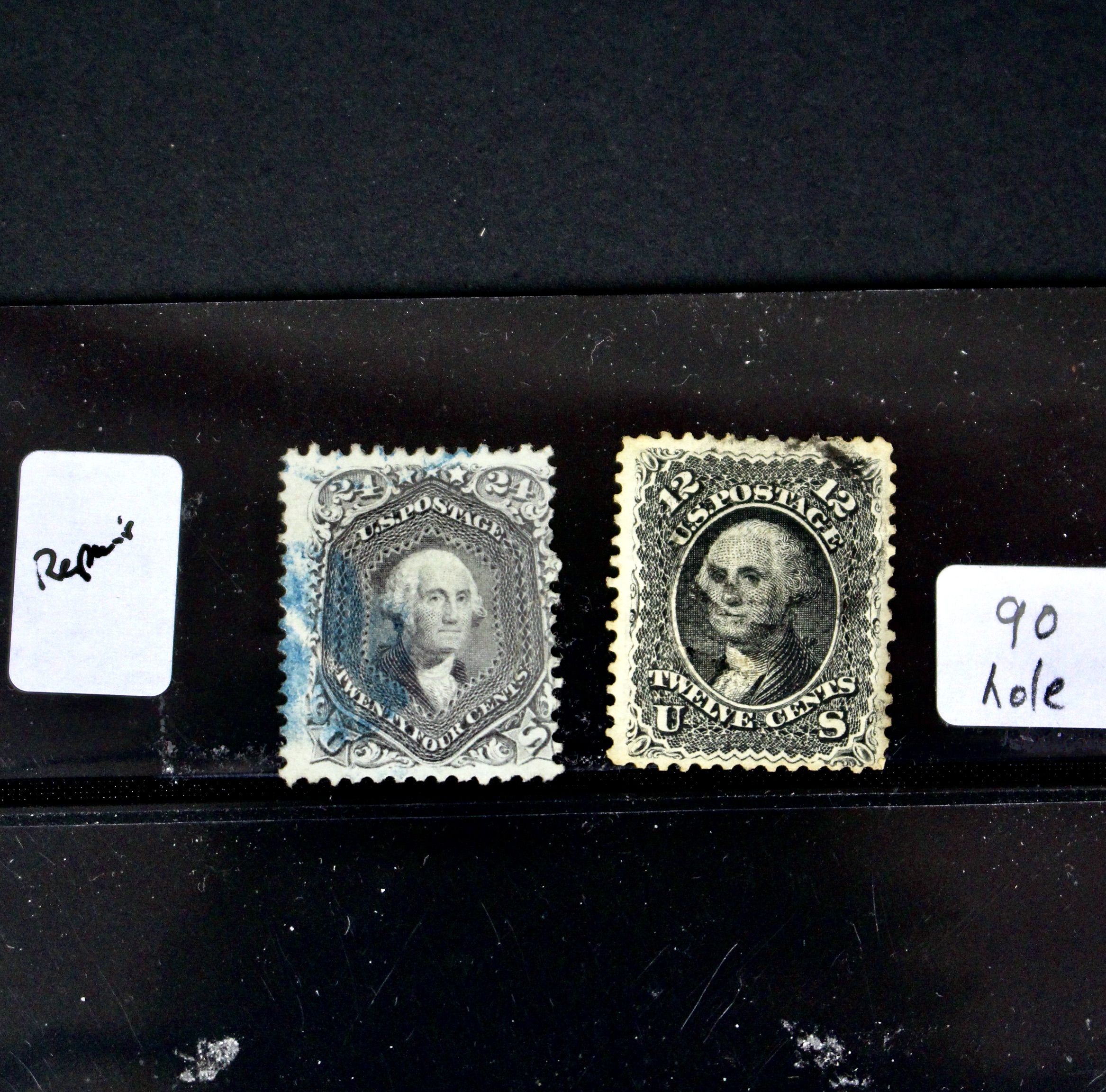 Ninety-One Early U.S. Postage Stamps