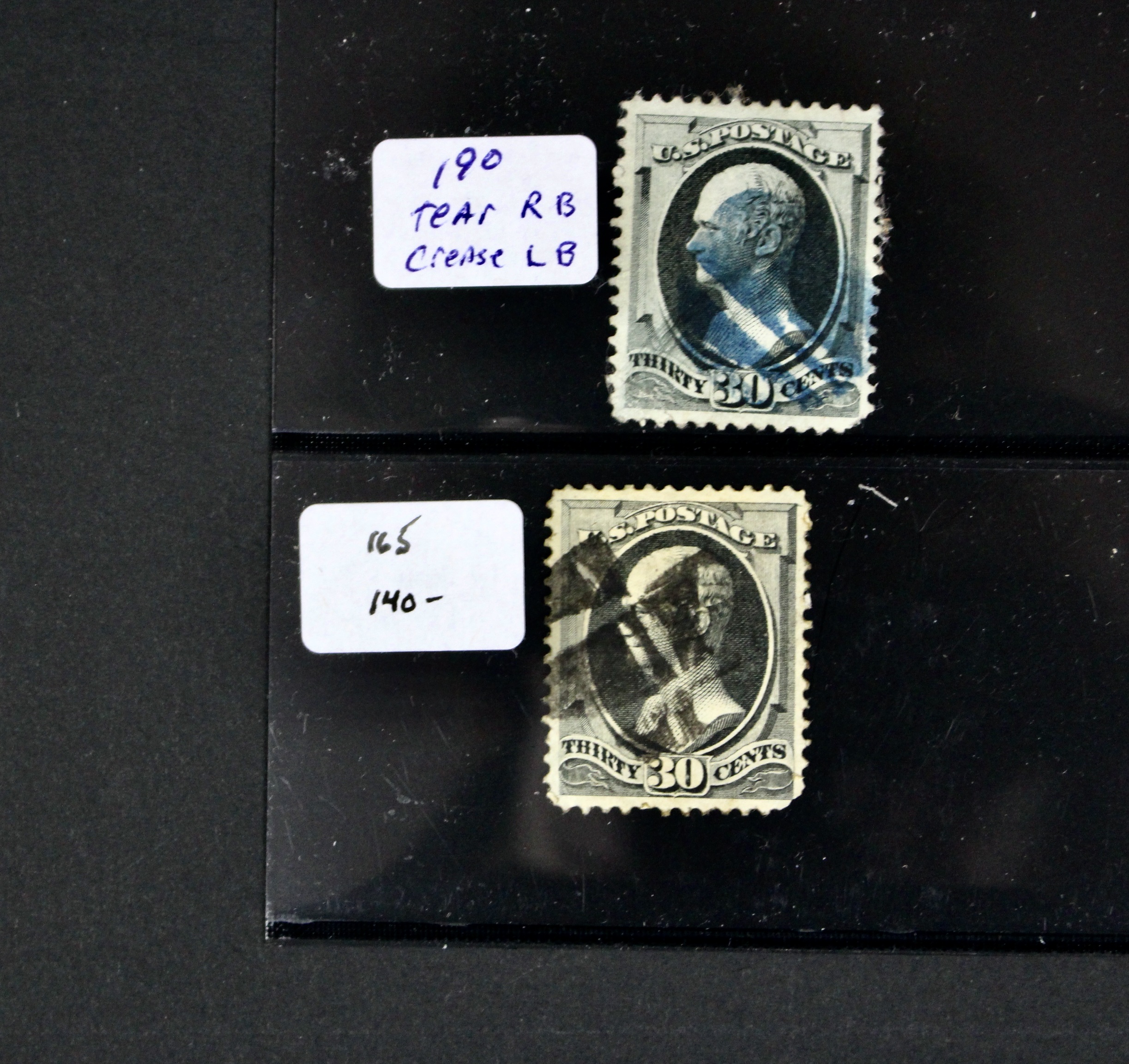 Ninety-One Early U.S. Postage Stamps