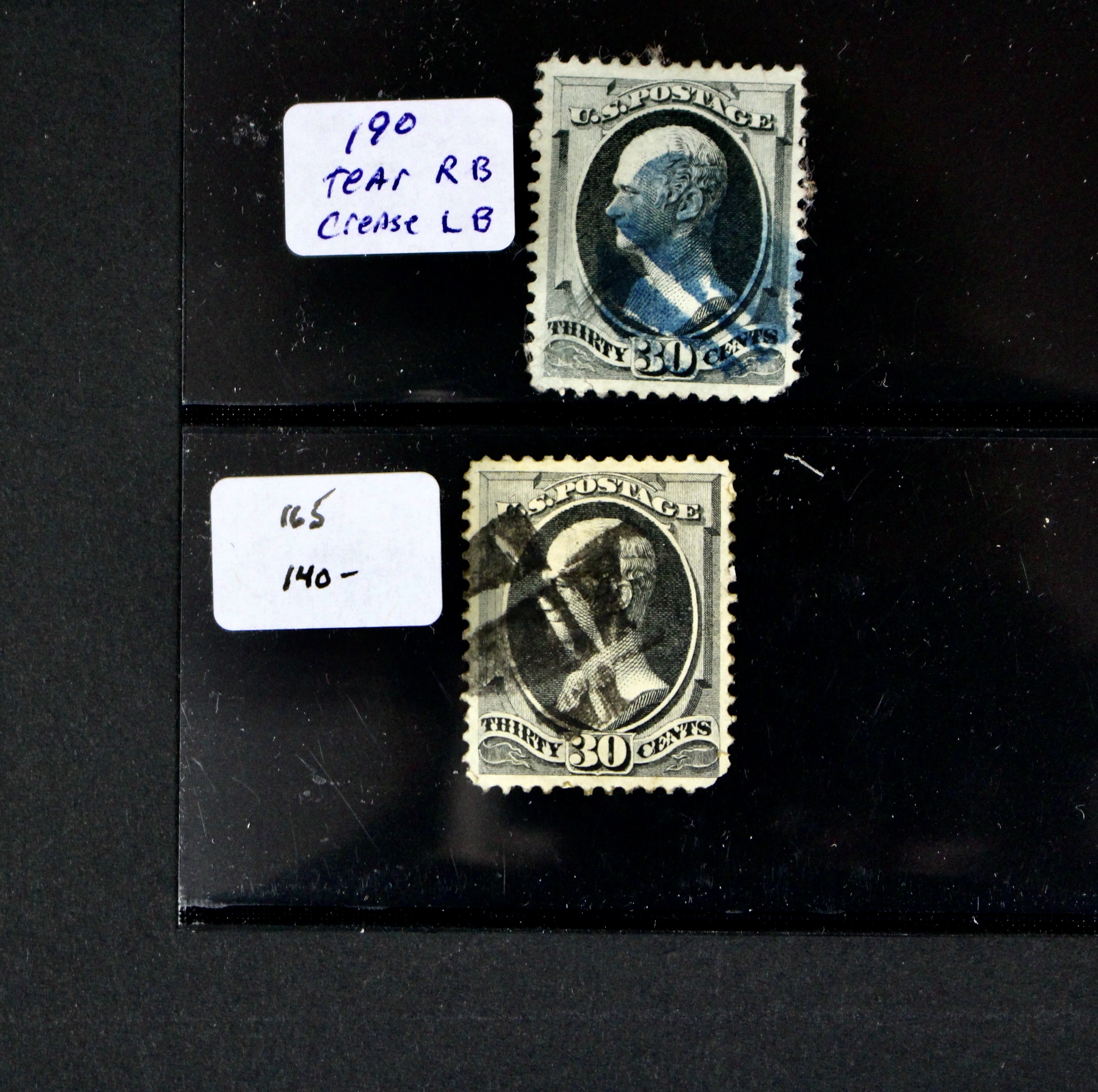 Ninety-One Early U.S. Postage Stamps