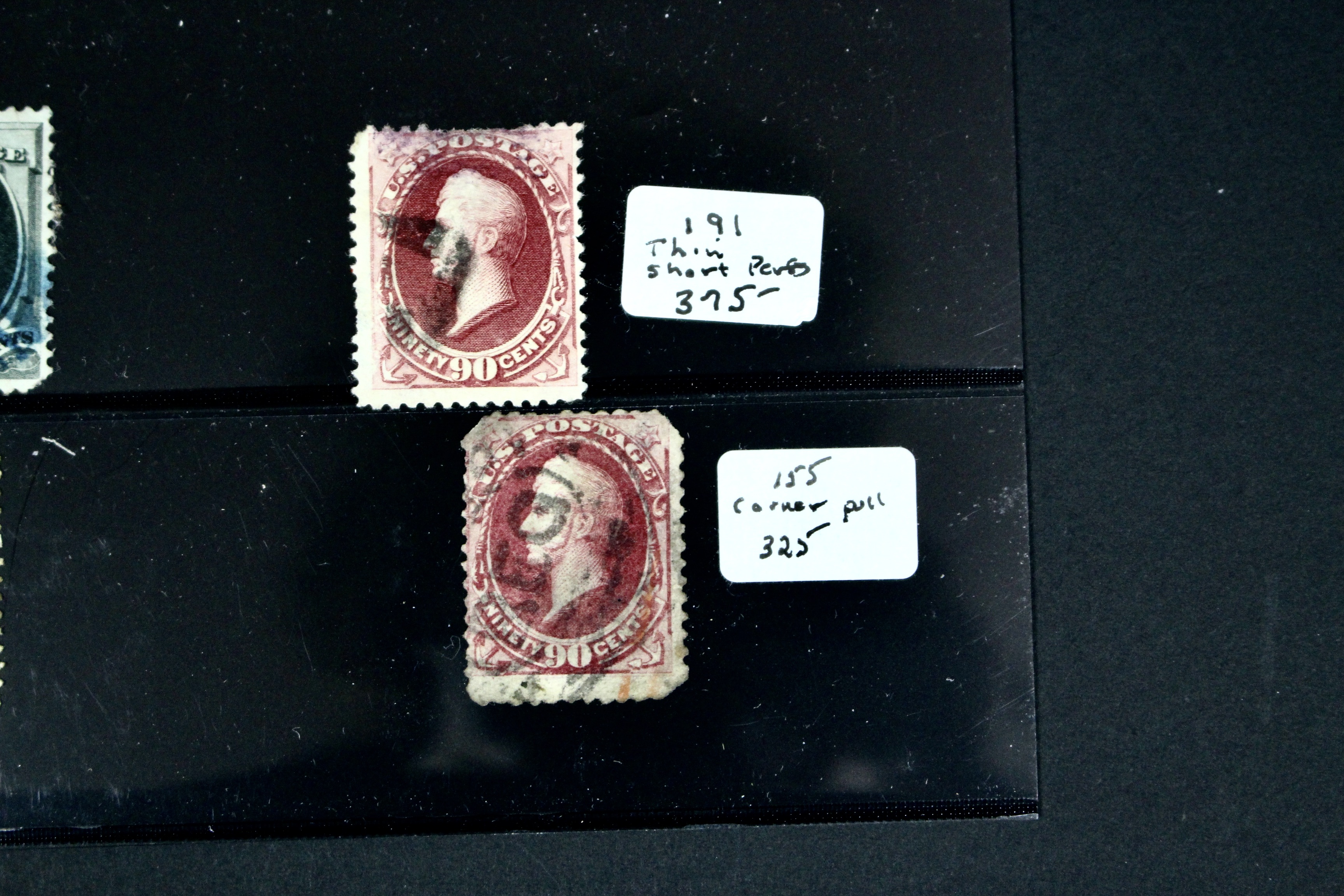 Ninety-One Early U.S. Postage Stamps