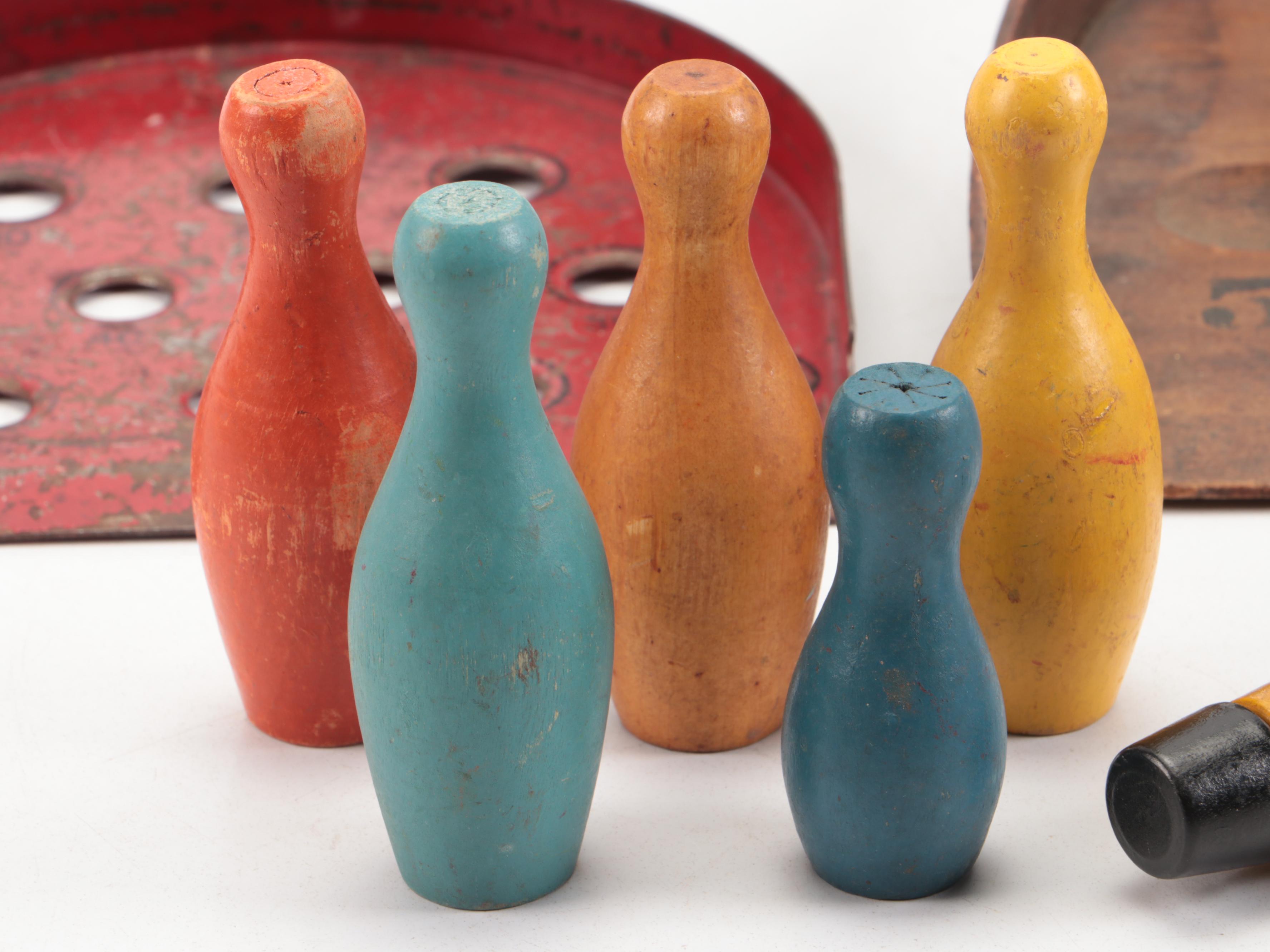 "The Ranger Animal Fair" Tin Pinwheel and Other Vintage Children's Toys