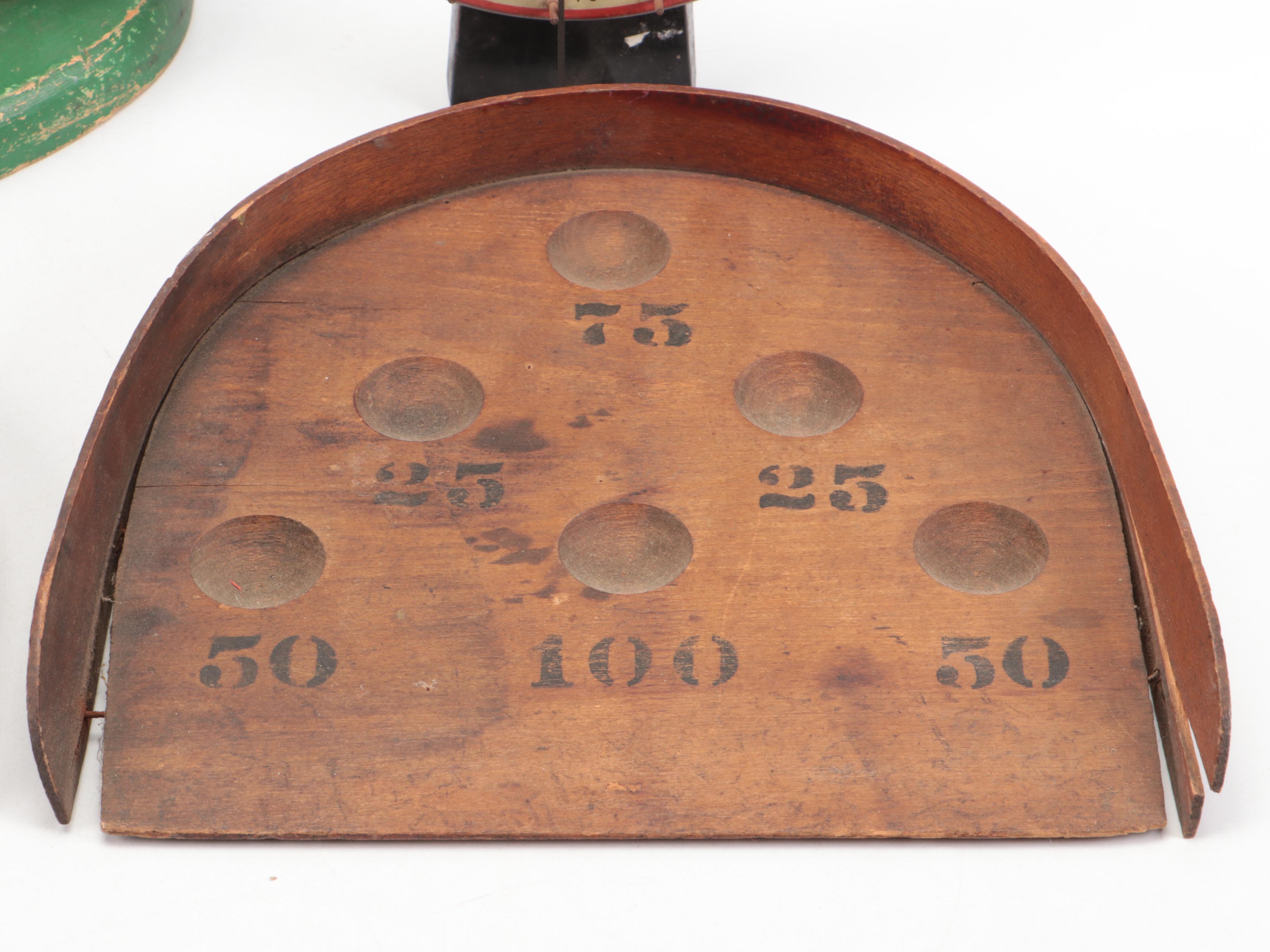 "The Ranger Animal Fair" Tin Pinwheel and Other Vintage Children's Toys