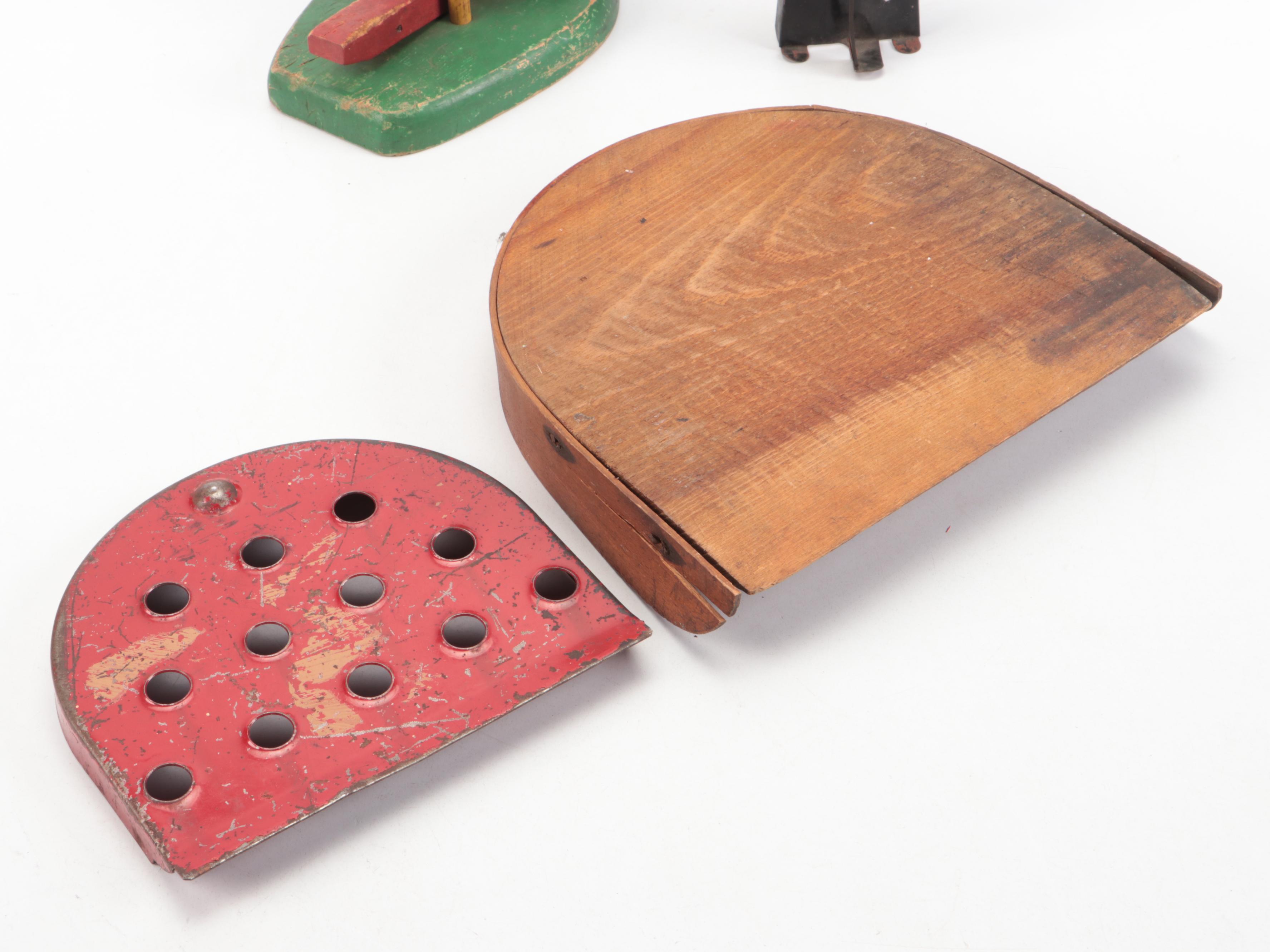 "The Ranger Animal Fair" Tin Pinwheel and Other Vintage Children's Toys