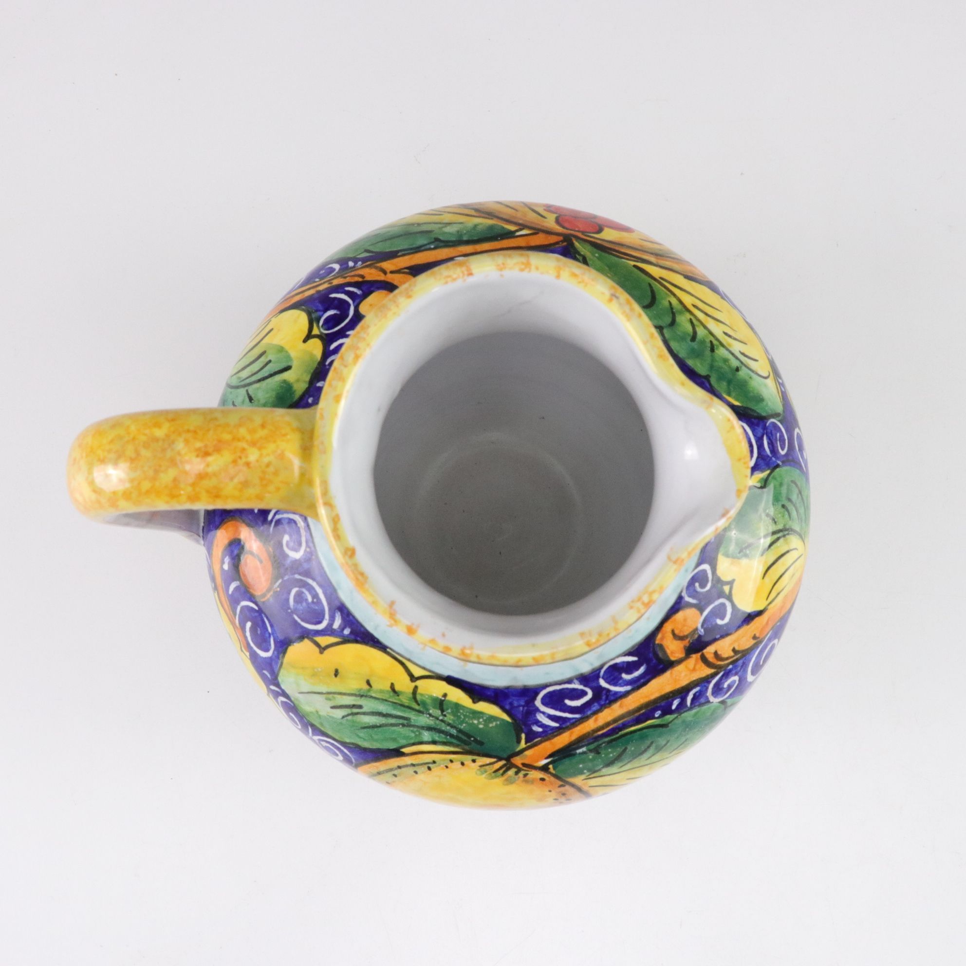 Hand Decorated European Ceramic Covered Casserole, Baking Dish, and Pitcher