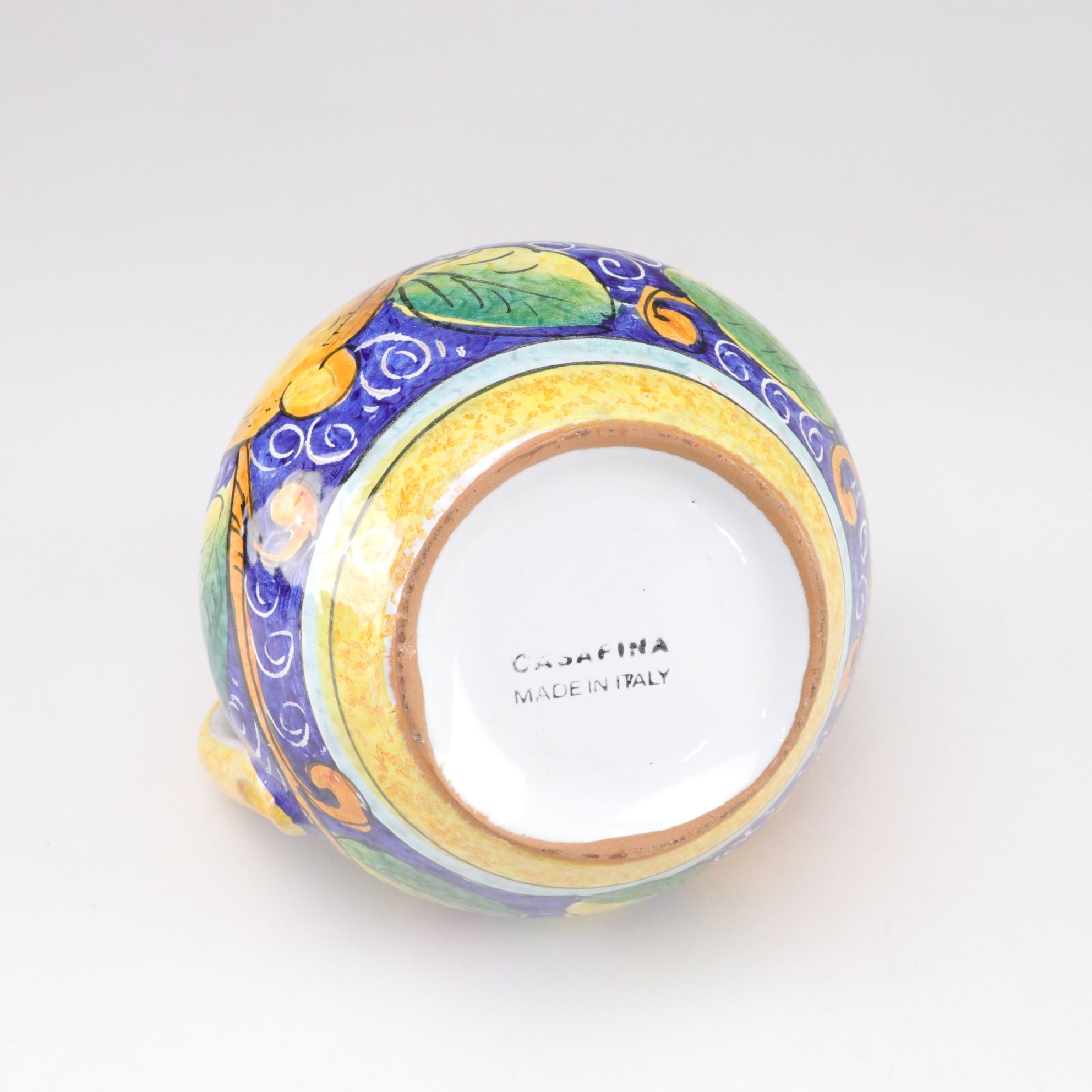 Hand Decorated European Ceramic Covered Casserole, Baking Dish, and Pitcher