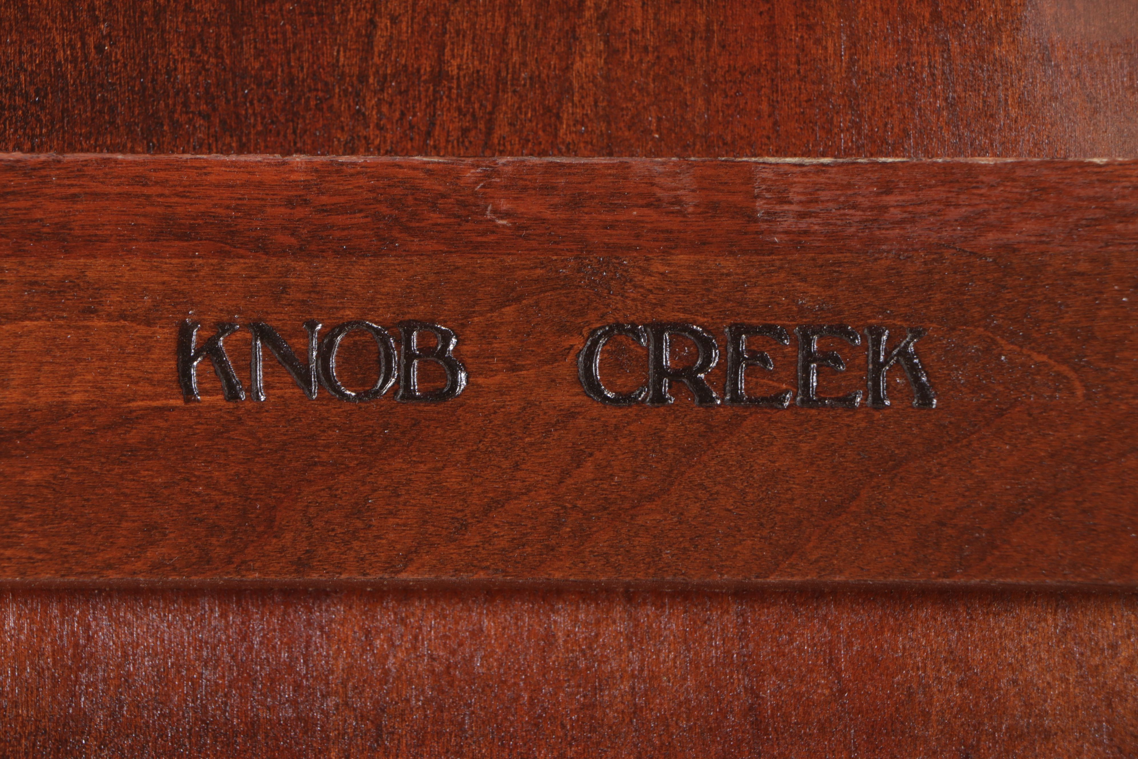 Knob Creek Queen Anne Style Mahogany Dining Table