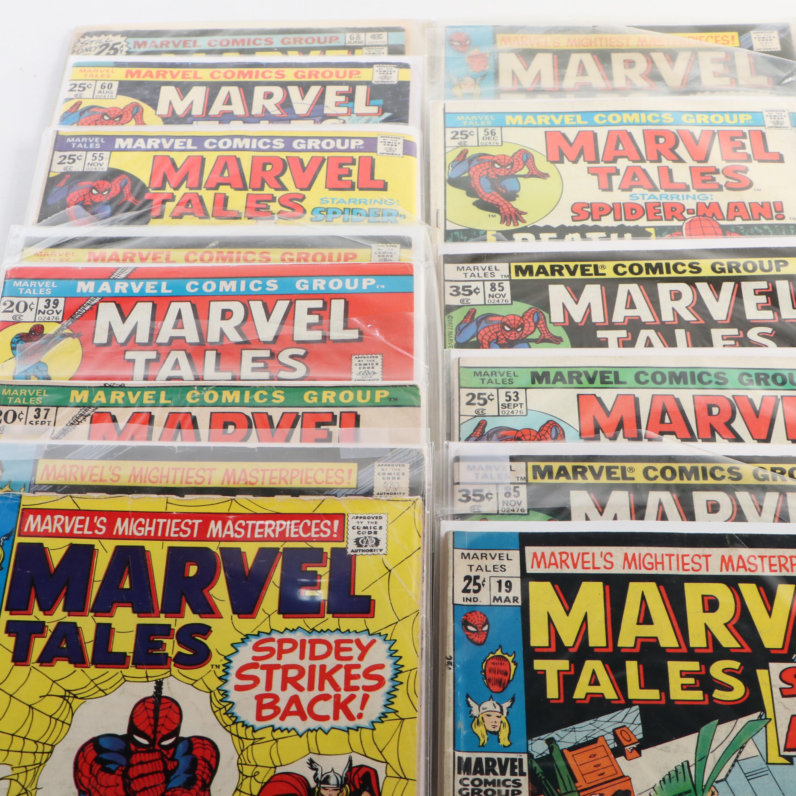 Silver–Bronze Age “Marvel Tales” Comic Books