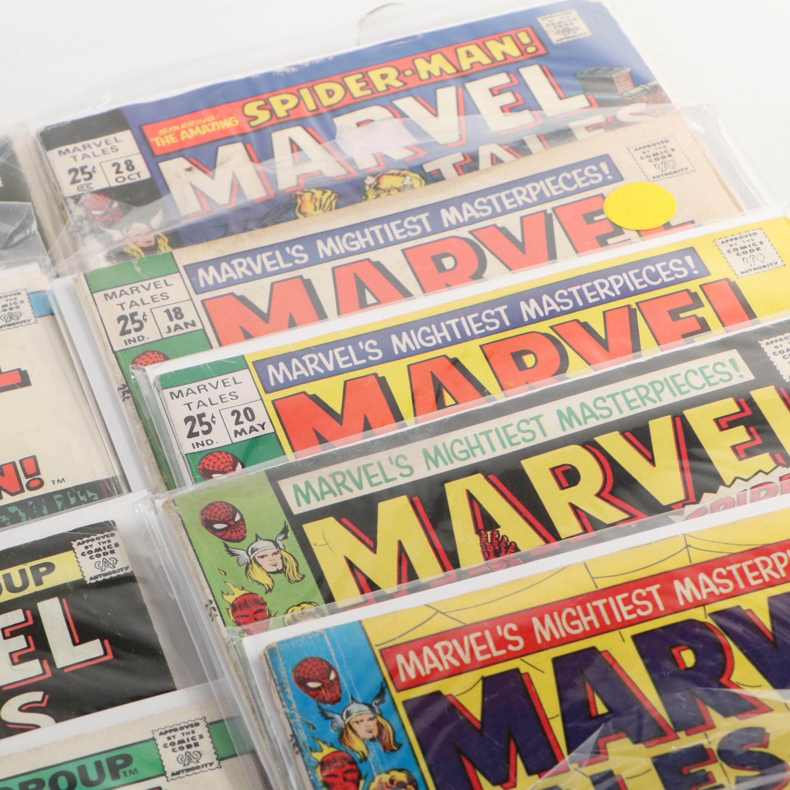 Silver–Bronze Age “Marvel Tales” Comic Books