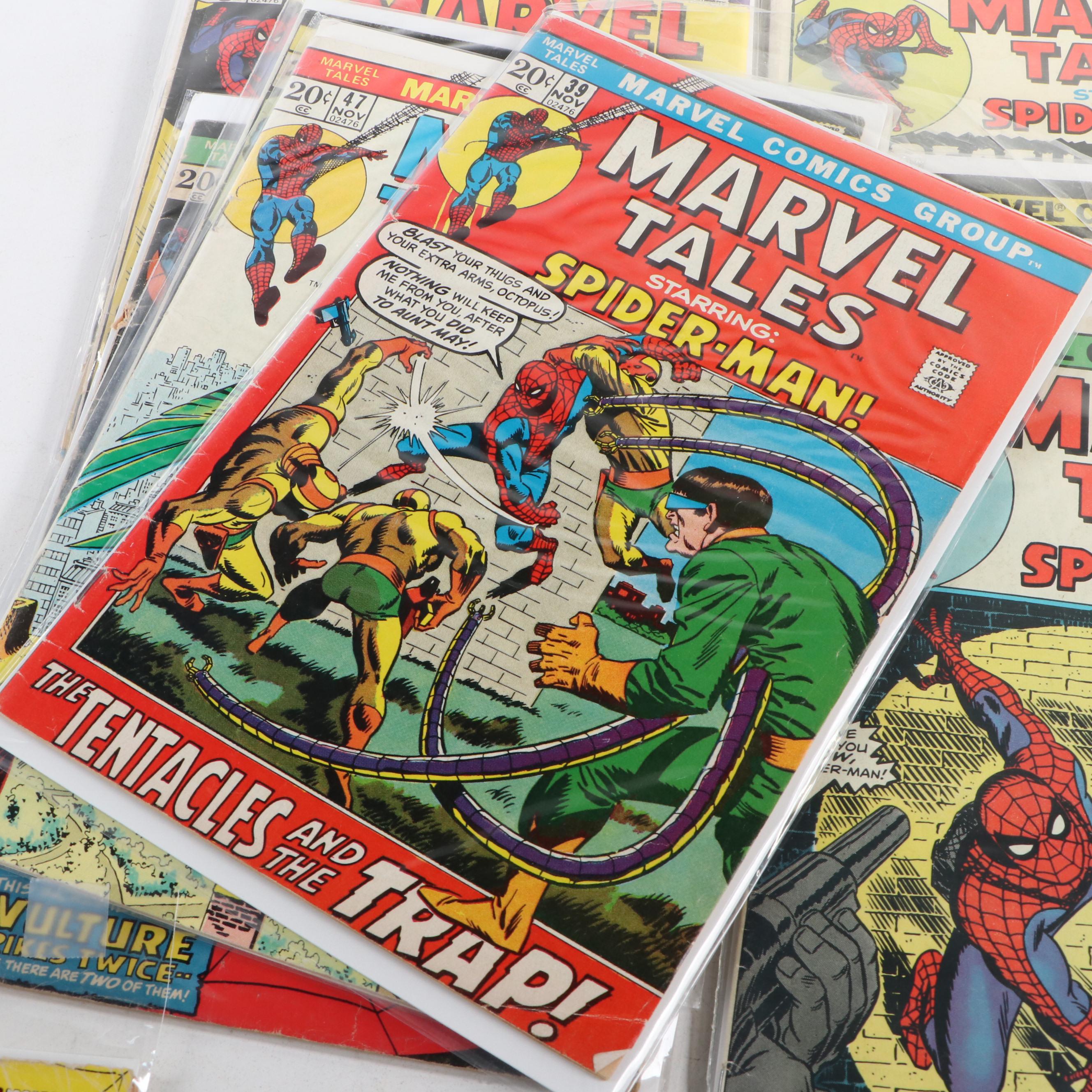 Silver–Bronze Age “Marvel Tales” Comic Books
