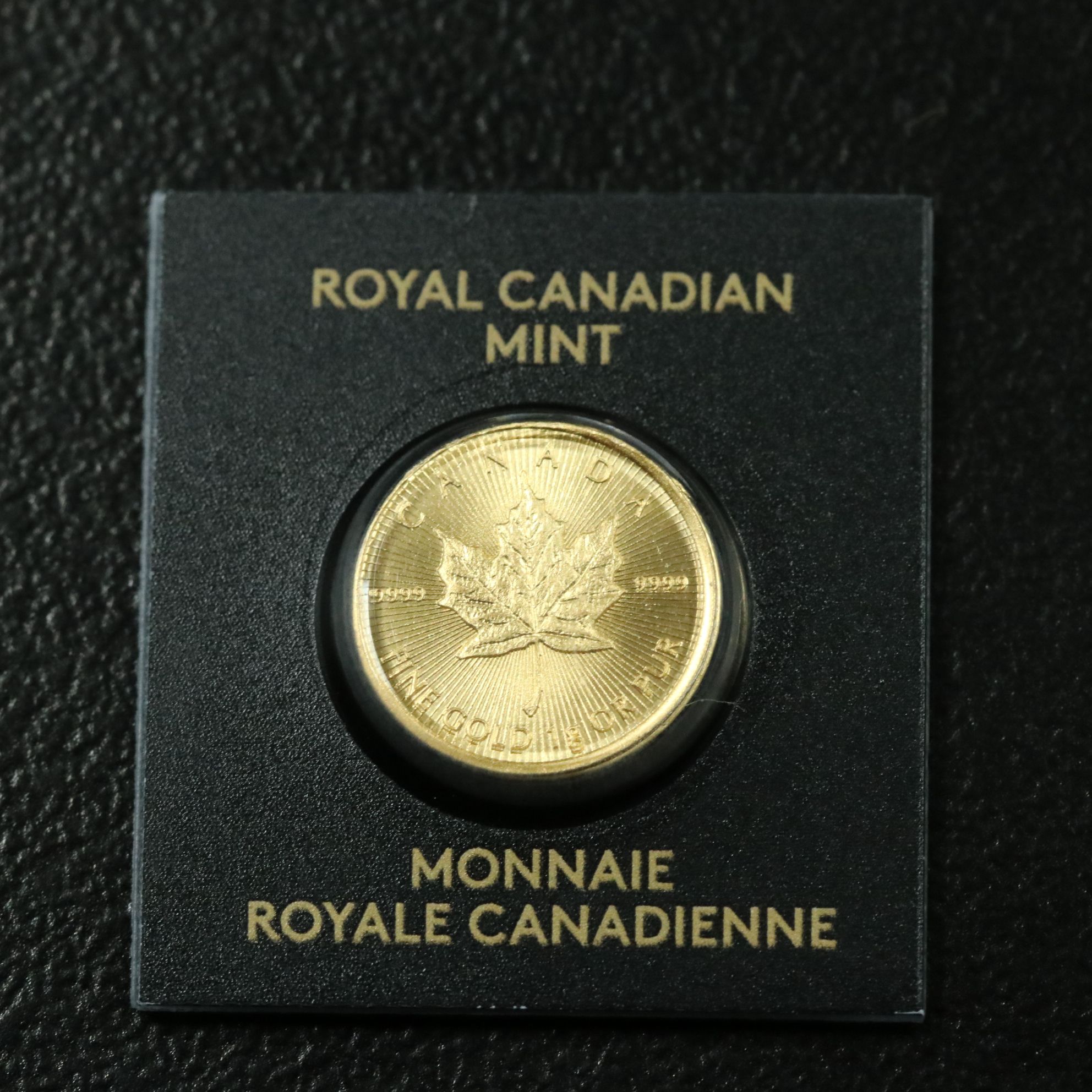 2023 Canada Fifty Cents One Gram Gold Maple Leaf Coin