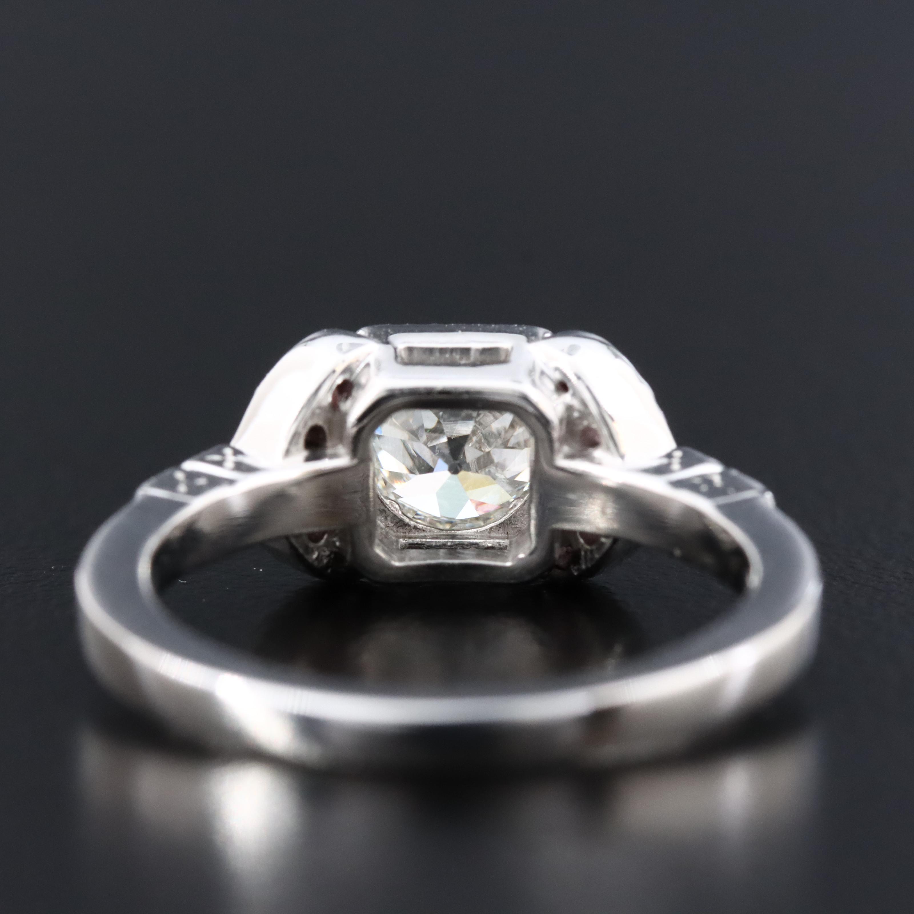 14K Diamond and Pink Sapphire Ring with GIA eReport