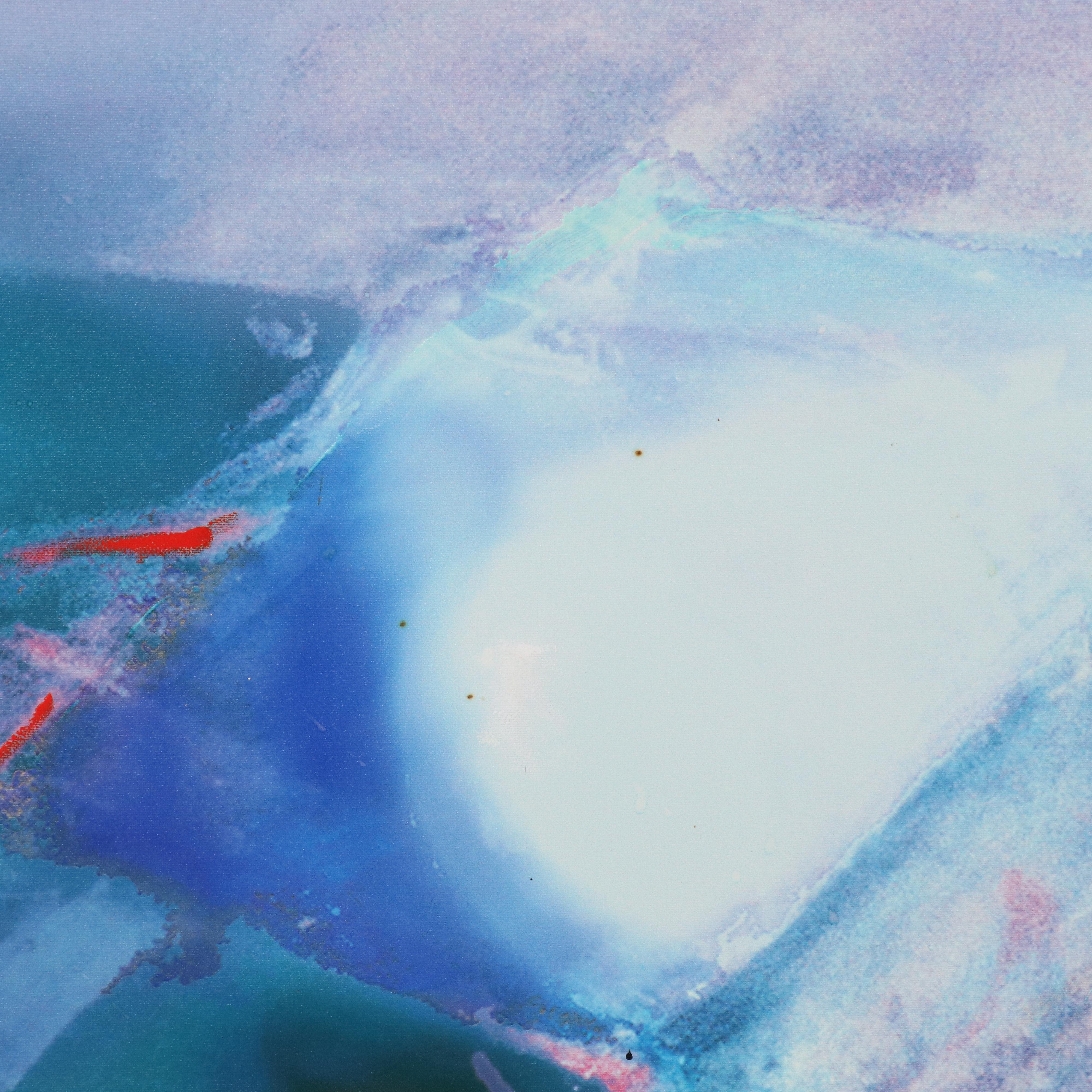 L. Christenson Large-Scale Abstract Embellished Giclée"Paradigm"