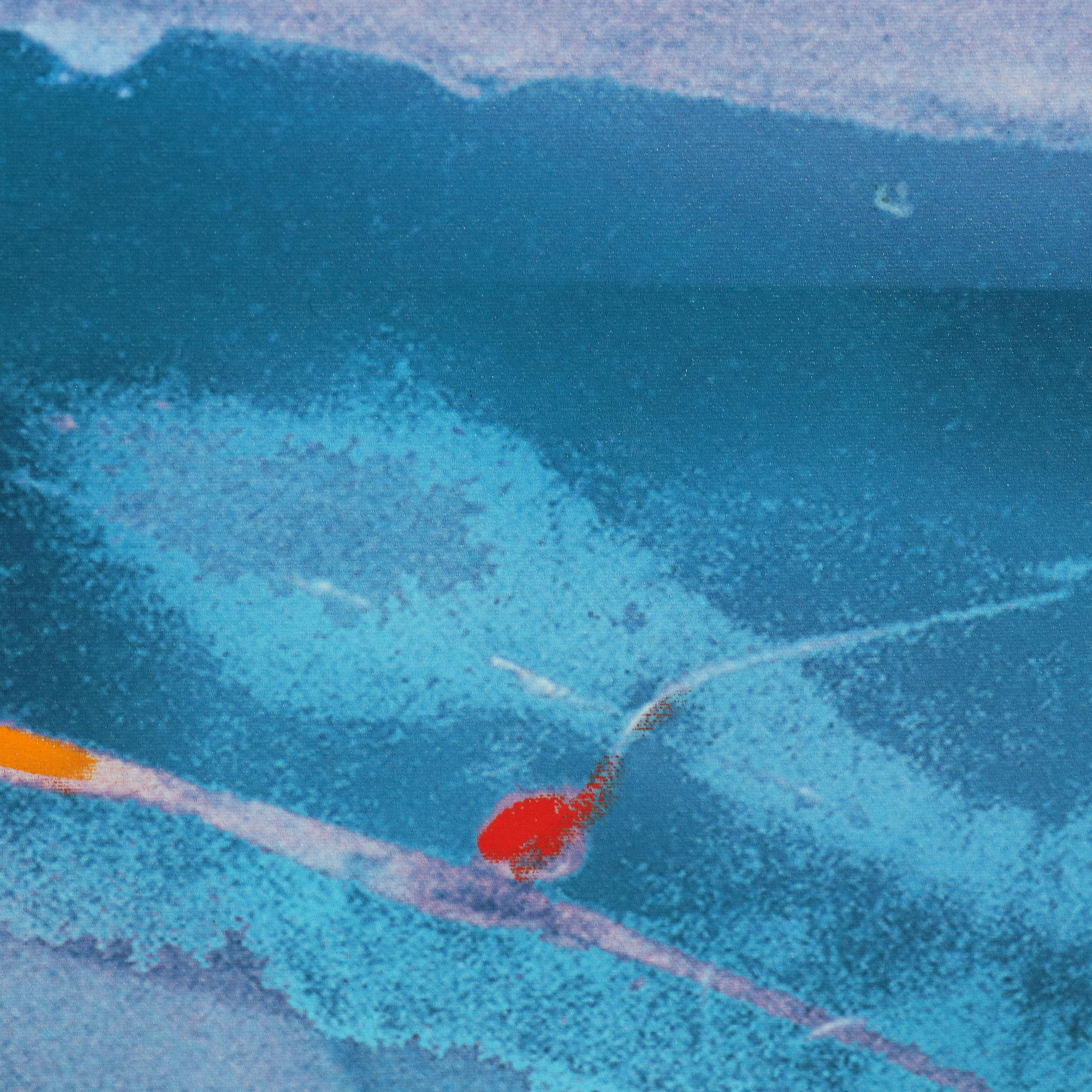 L. Christenson Large-Scale Abstract Embellished Giclée"Paradigm"