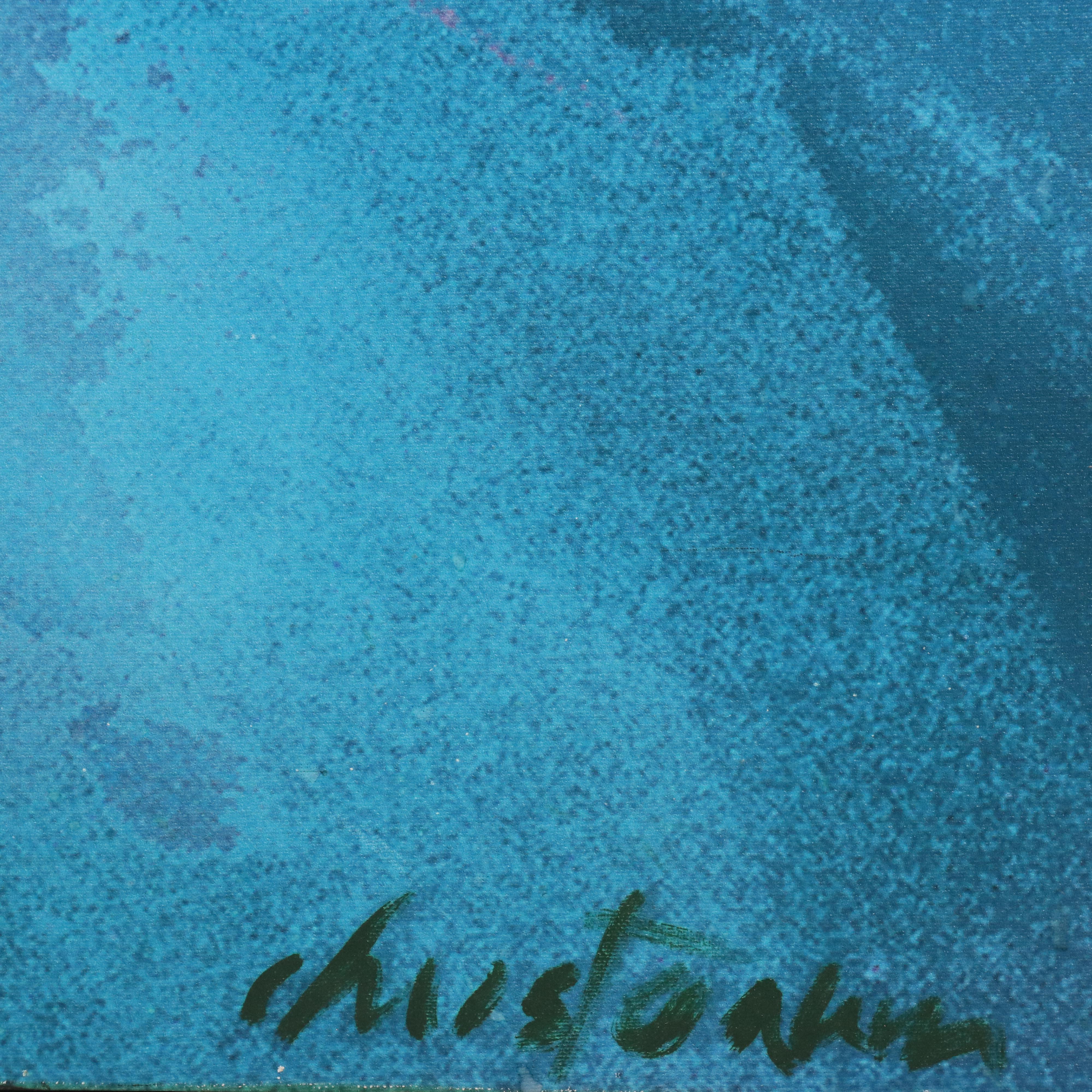 L. Christenson Large-Scale Abstract Embellished Giclée"Paradigm"