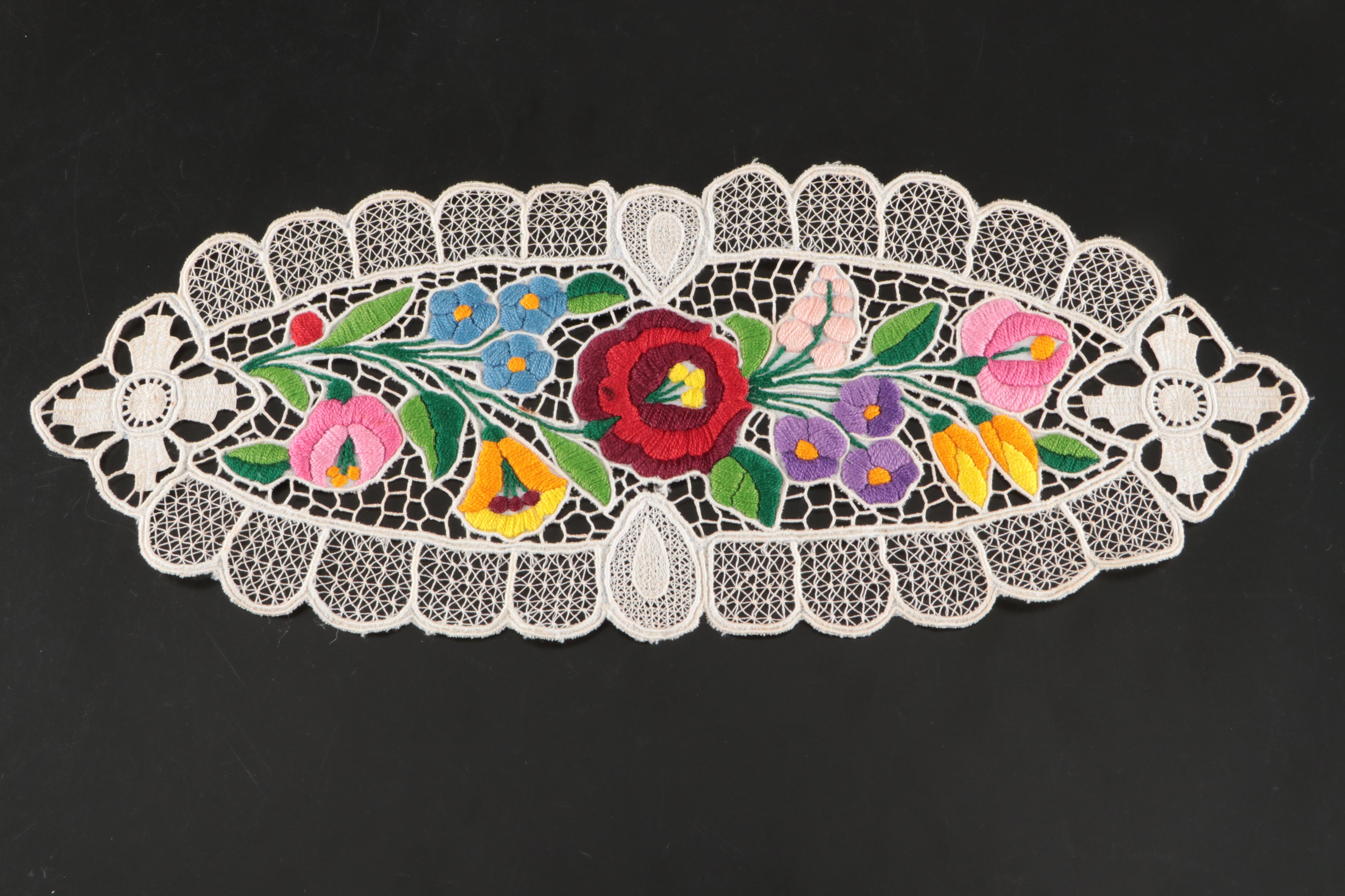 Autumn Forest and Bird Decorative Textiles with Other Table Linens and Flag