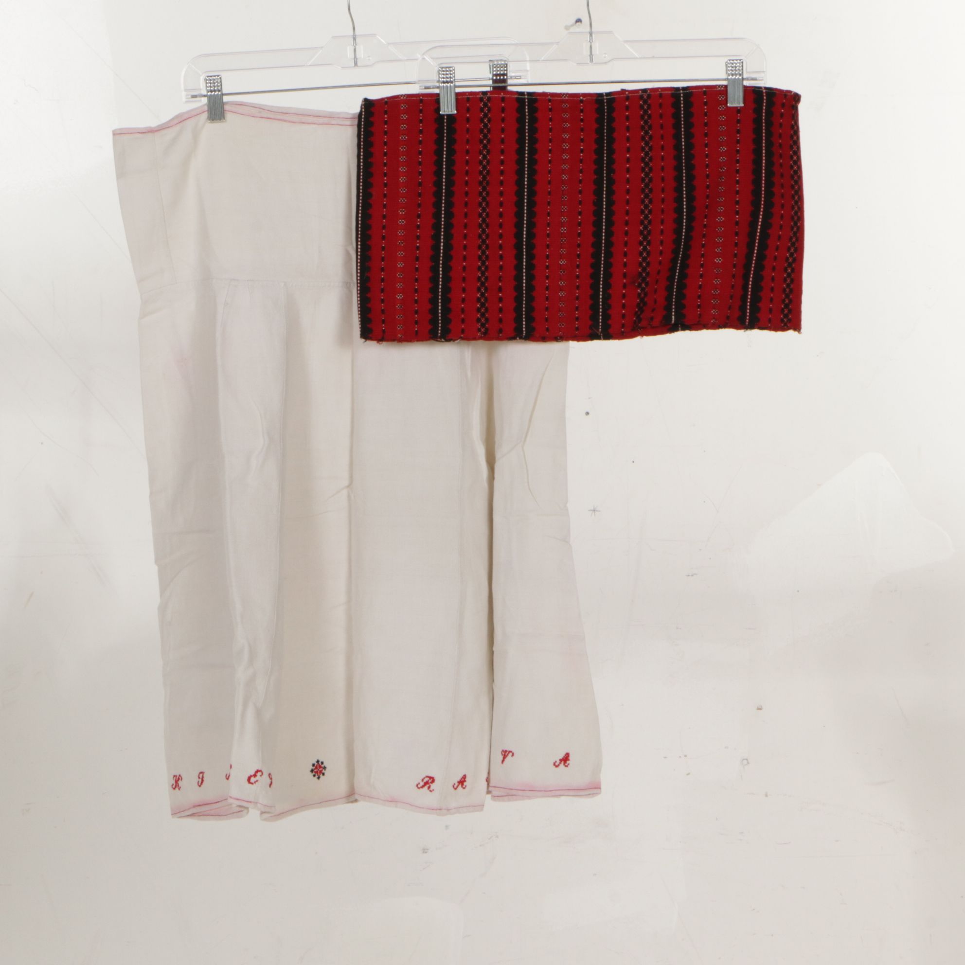 Eastern European Embroidered Blouses, Vest, Skirt and More