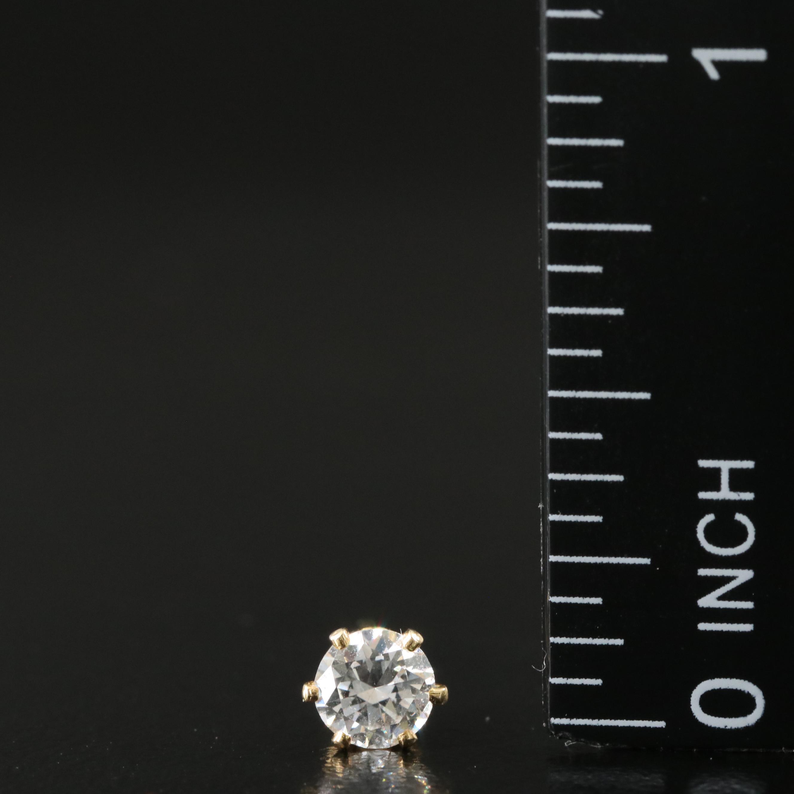 Single Stud Collection Featuring 14K, Hematite, Diamonds and CZ