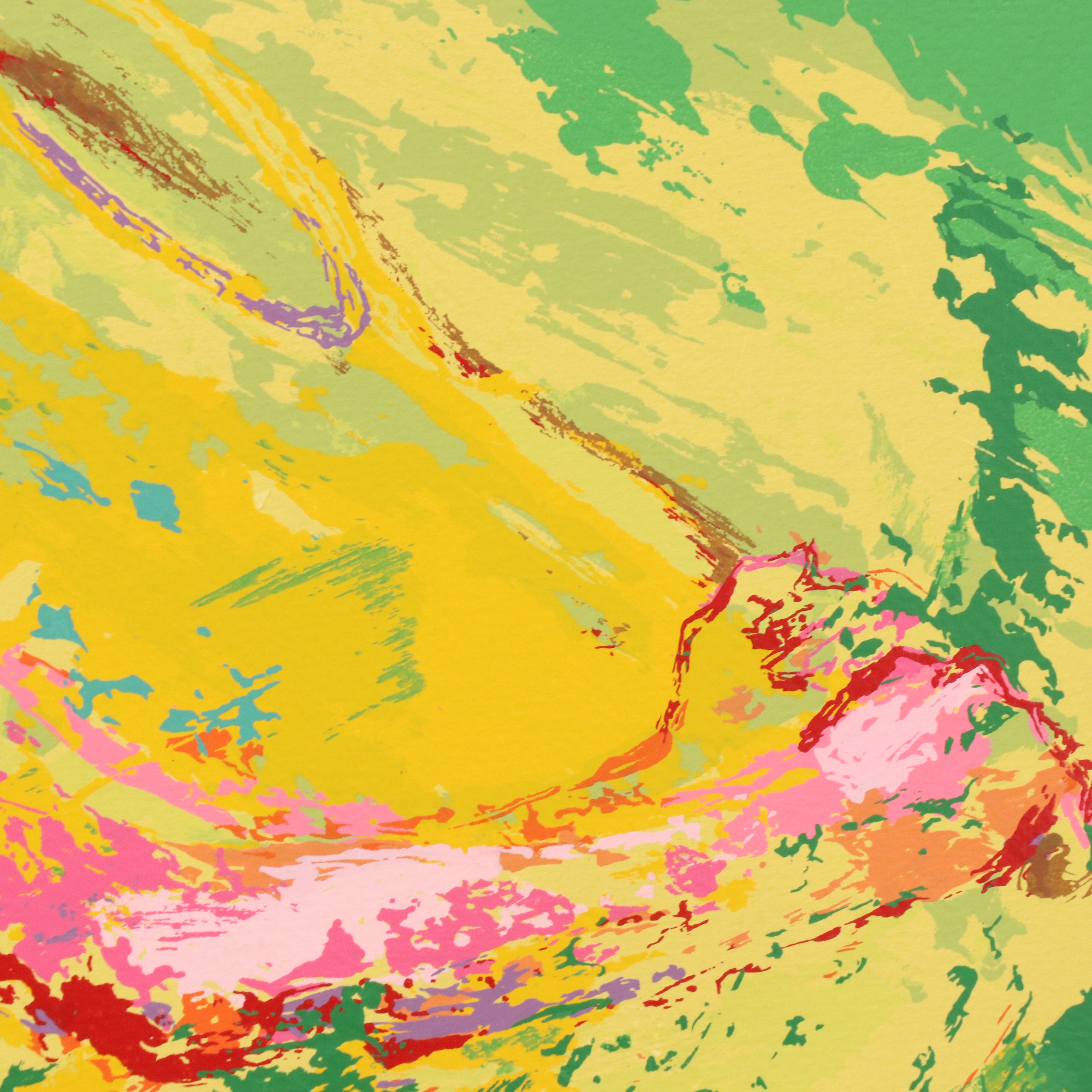 LeRoy Neiman Modern Serigraph "Backhand (Chris Evert)," 1974