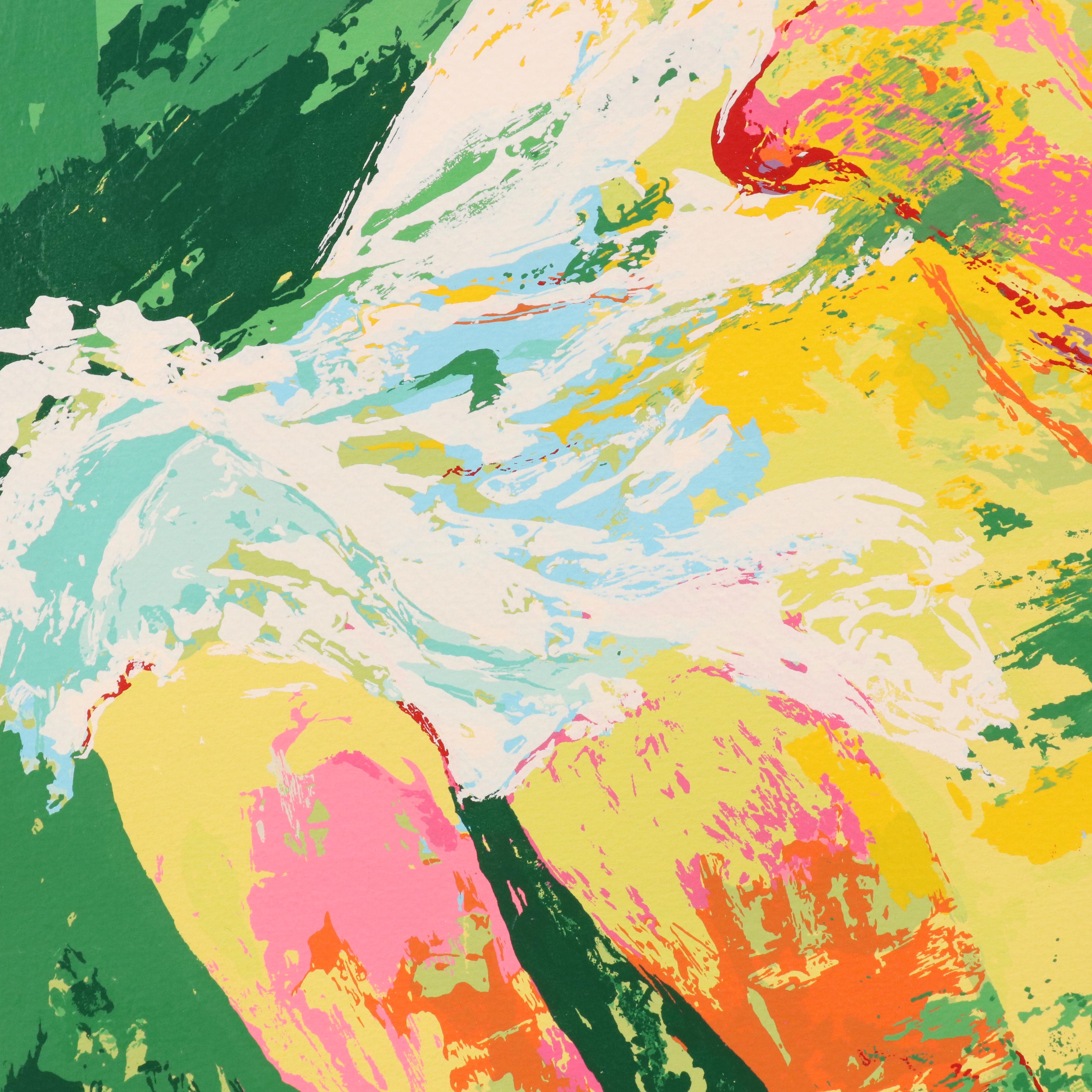 LeRoy Neiman Modern Serigraph "Backhand (Chris Evert)," 1974