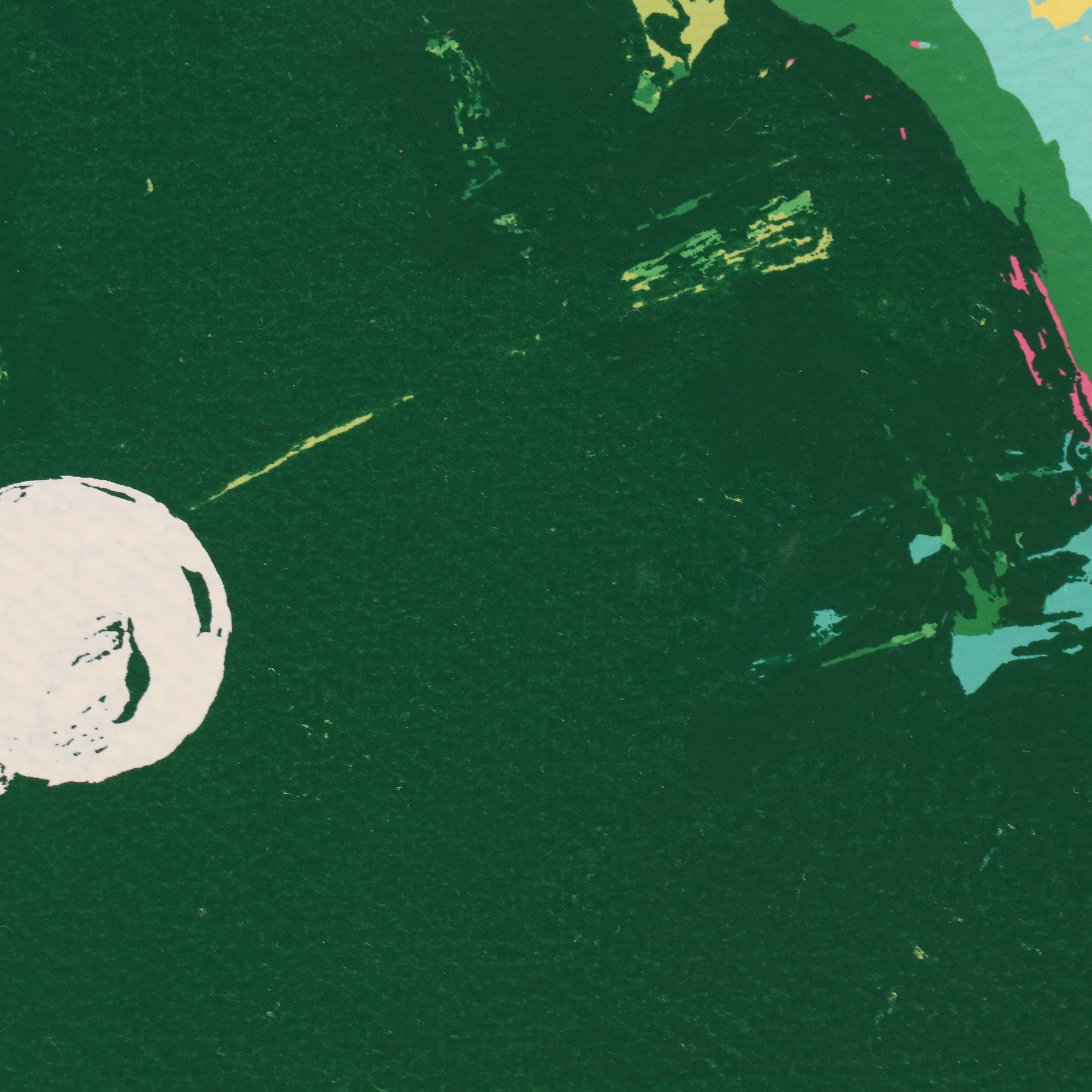 LeRoy Neiman Modern Serigraph "Backhand (Chris Evert)," 1974