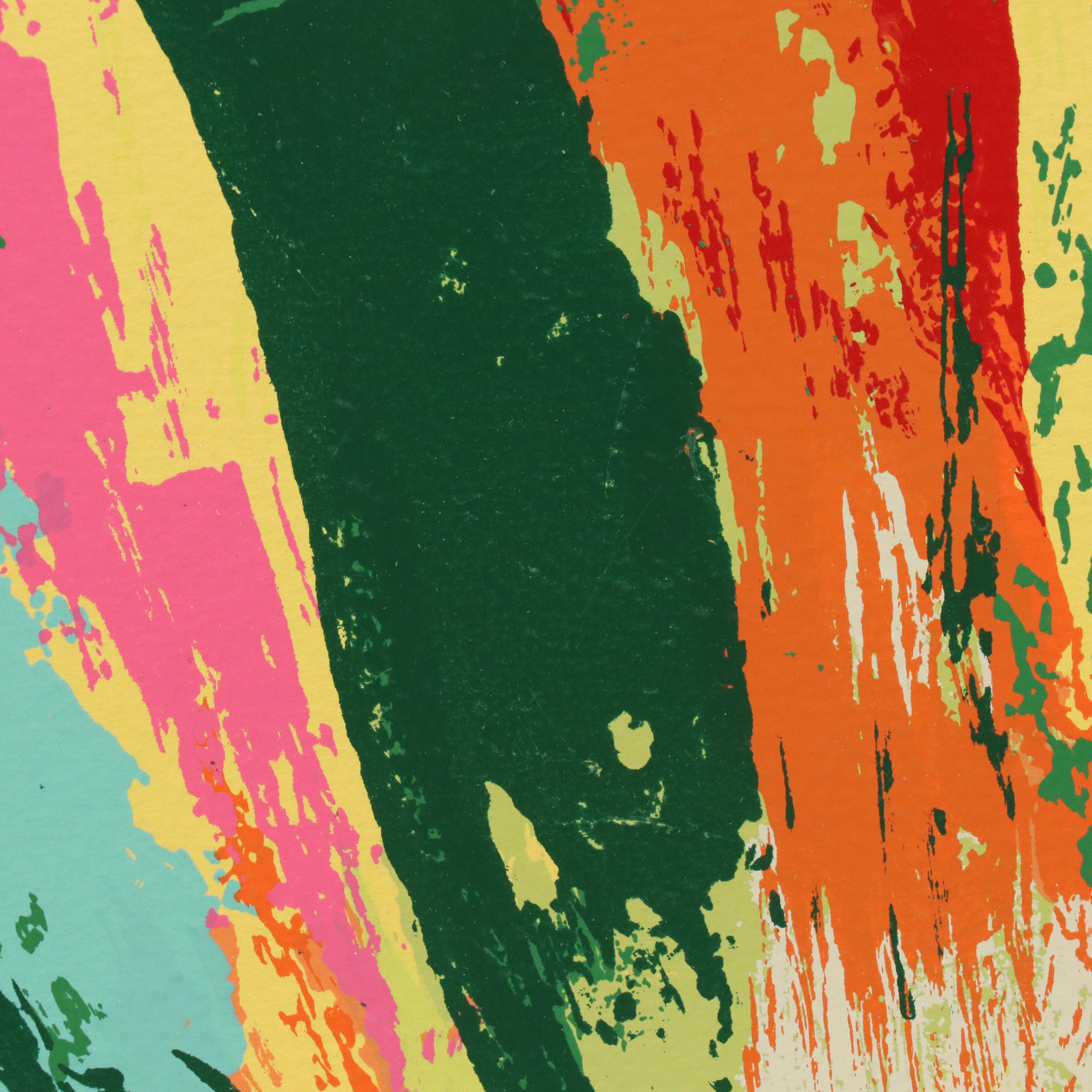 LeRoy Neiman Modern Serigraph "Backhand (Chris Evert)," 1974