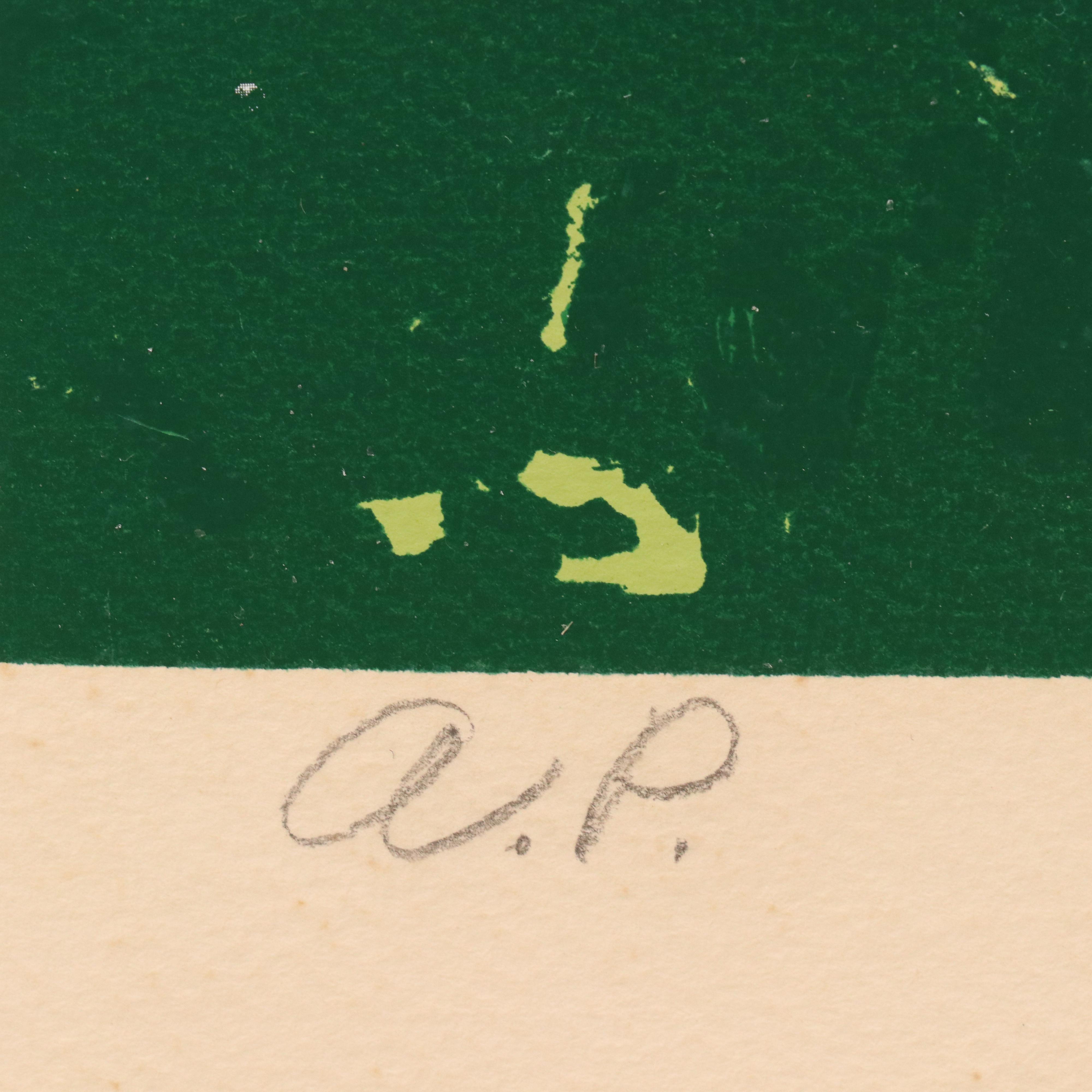 LeRoy Neiman Modern Serigraph "Backhand (Chris Evert)," 1974