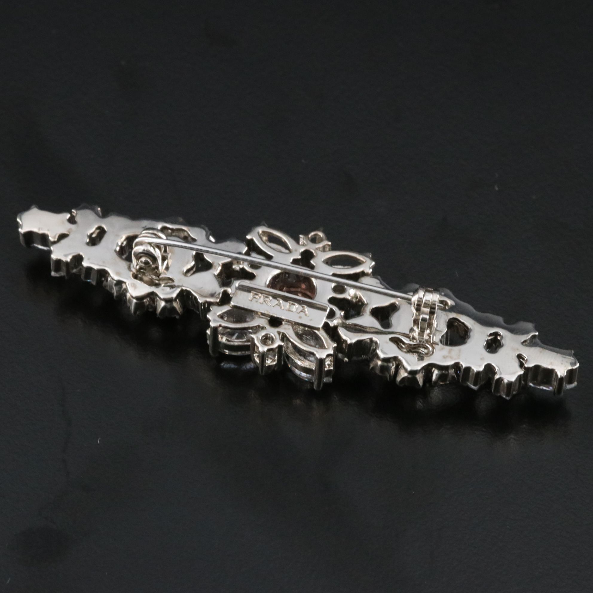 Prada Crystal Brooch