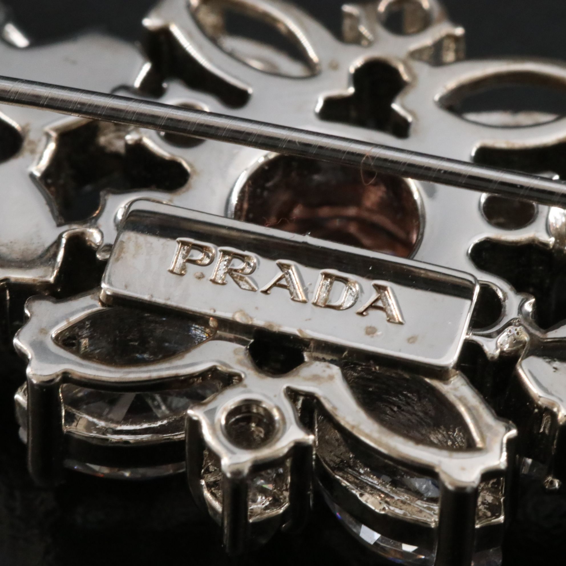Prada Crystal Brooch