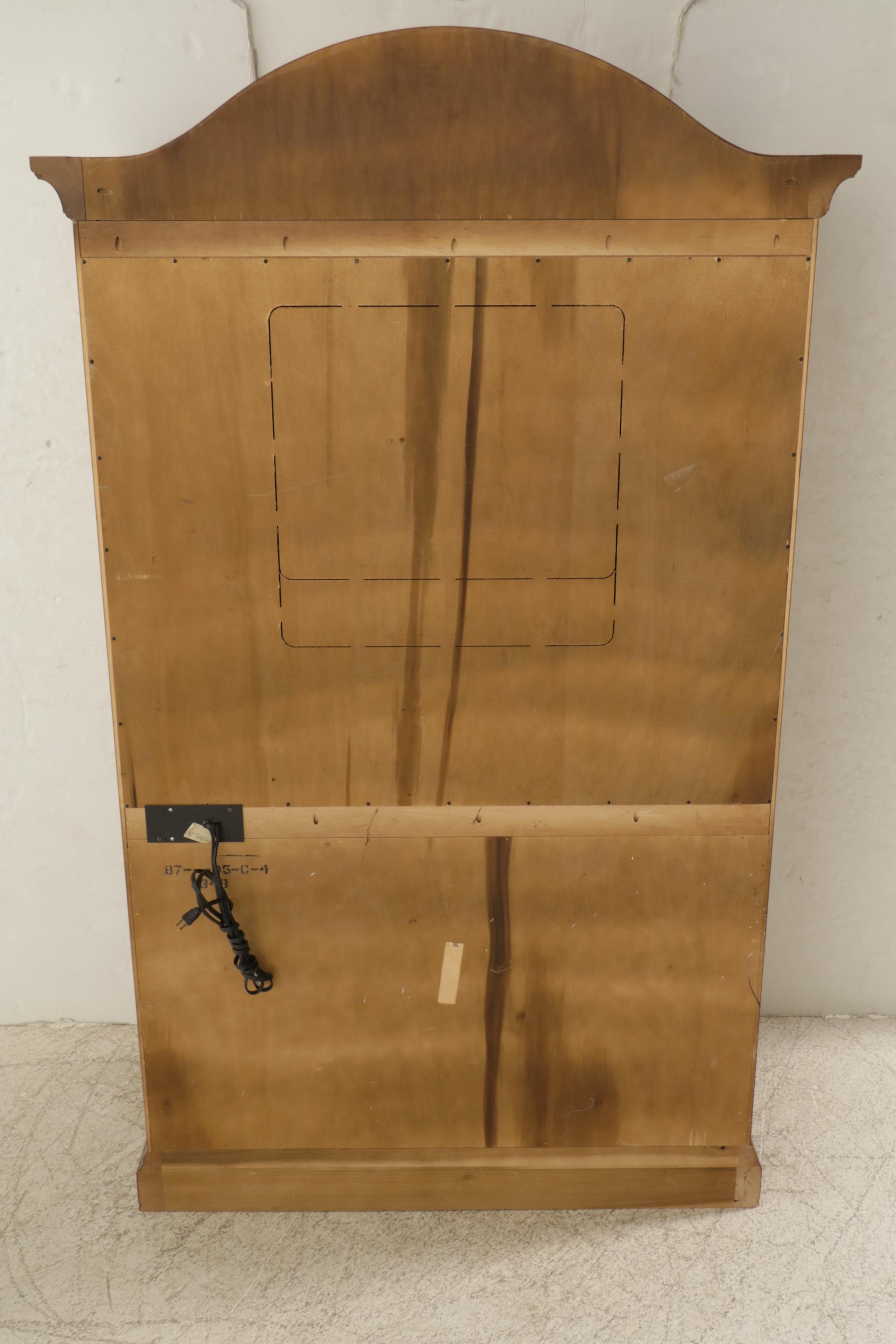 Henredon Arched Top Walnut Entertainment Armoire