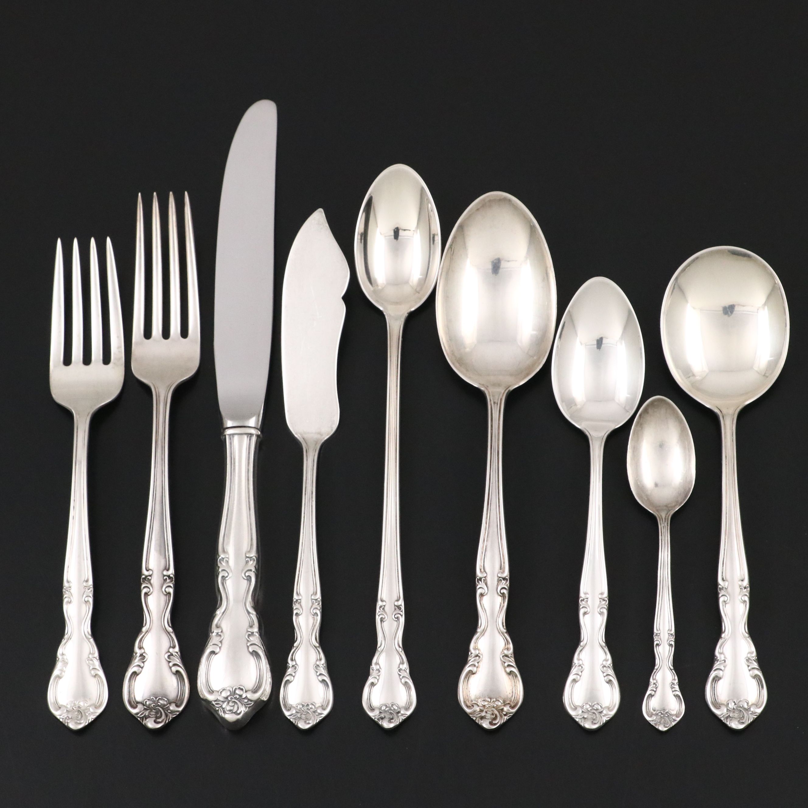 Easterling "American Classic" Sterling Silver Flatware, Mid-20th Century