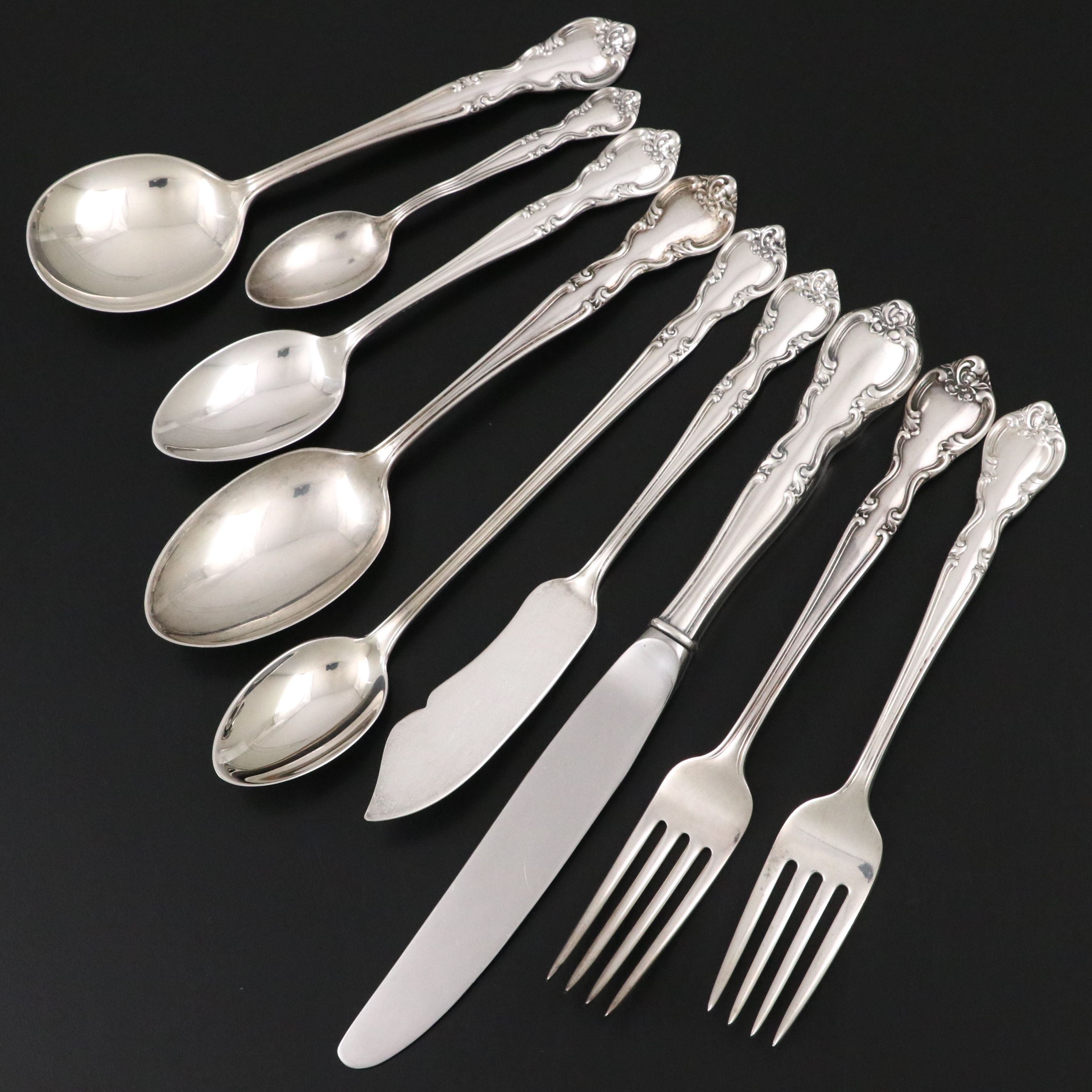 Easterling "American Classic" Sterling Silver Flatware, Mid-20th Century
