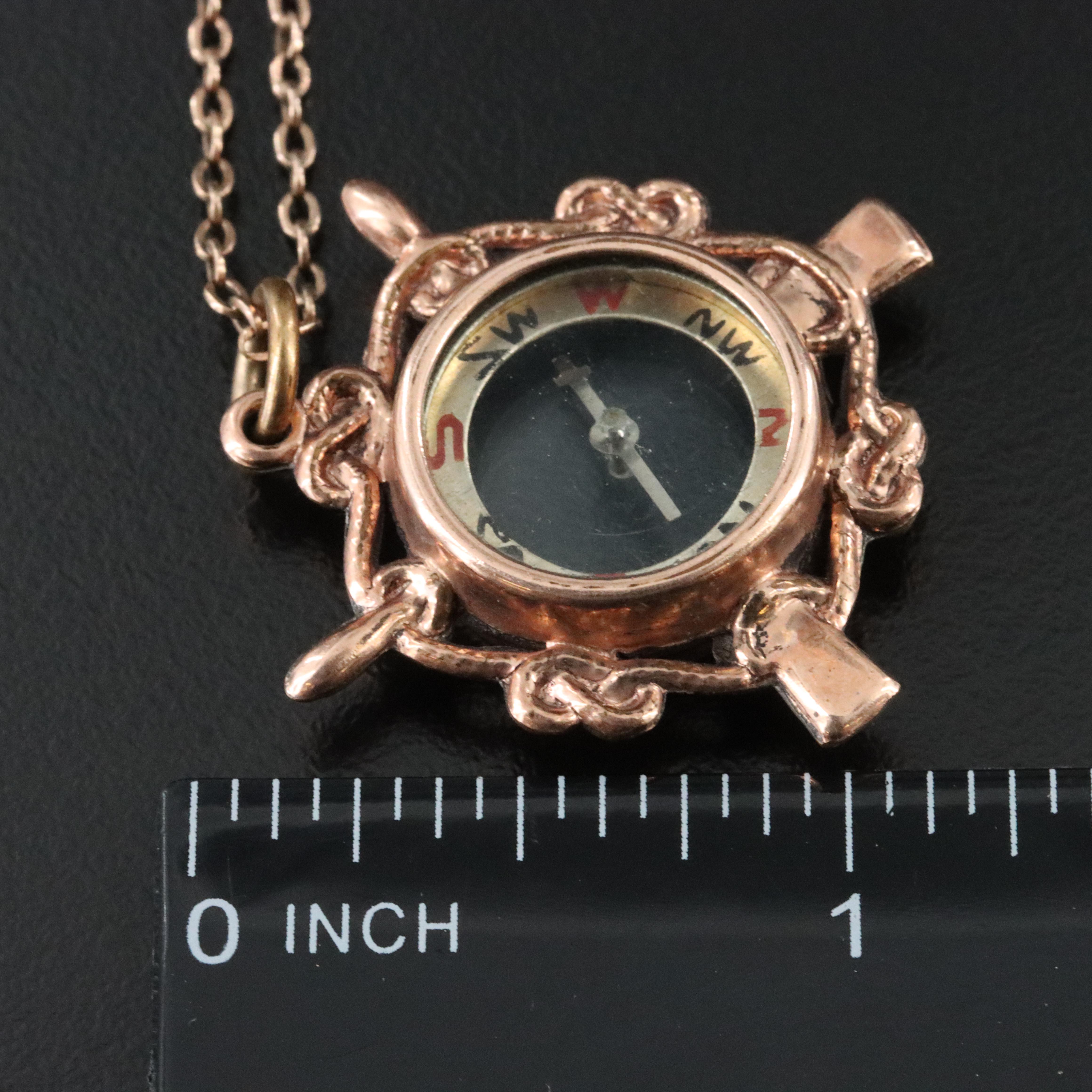 Compass Pendant Necklace