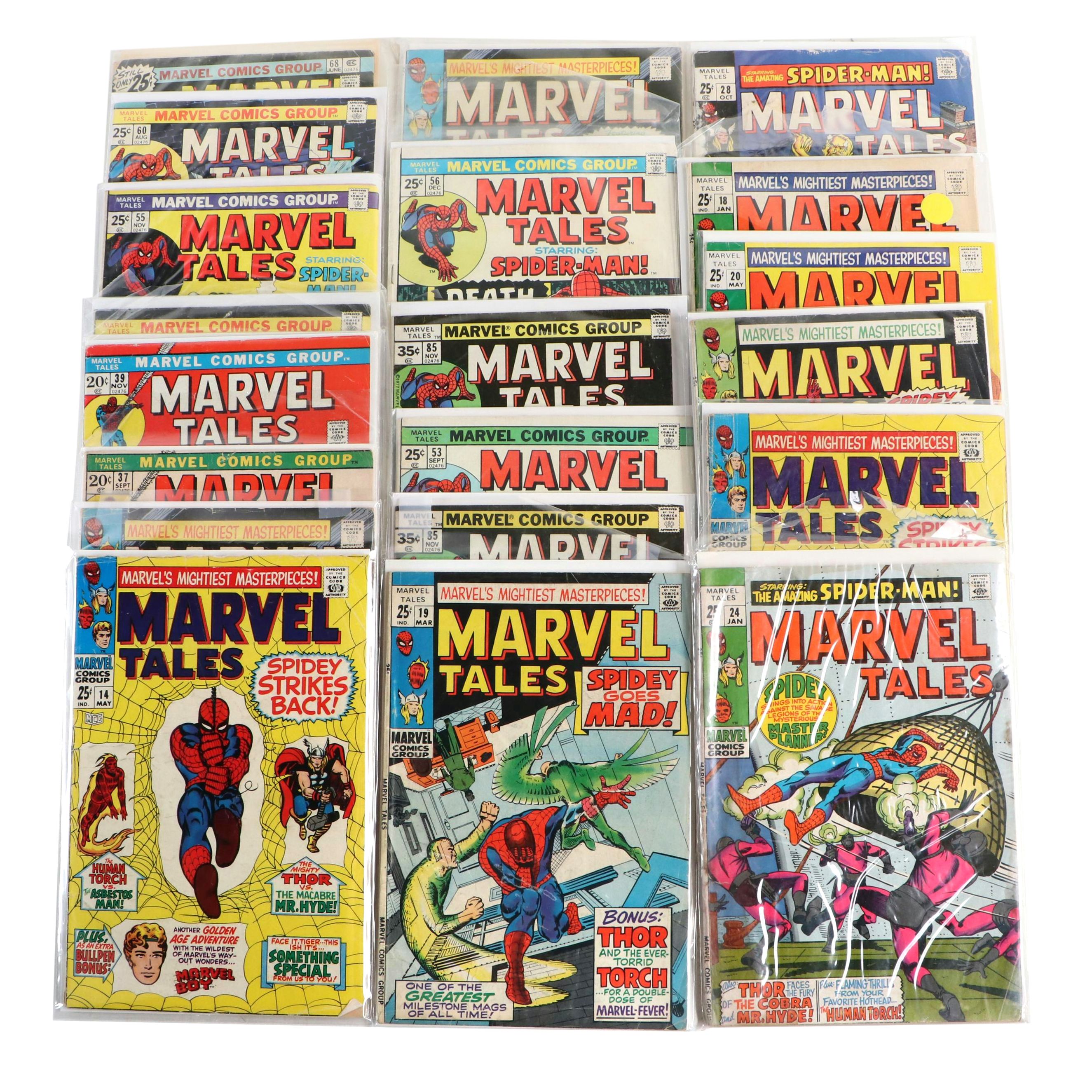 Silver–Bronze Age “Marvel Tales” Comic Books