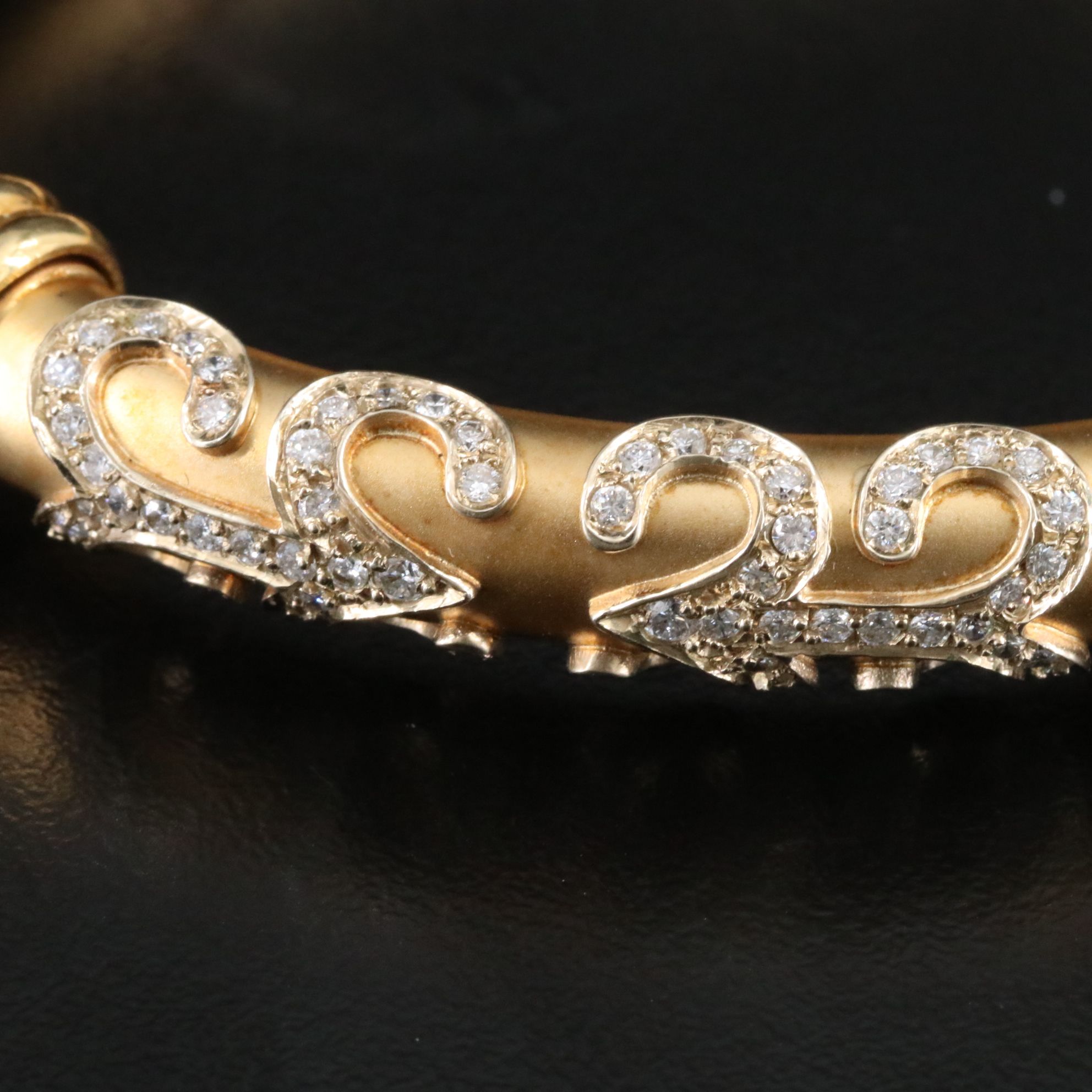 Fidia 18K 0.92 CTW Diamond Etruscan Style Bracelet