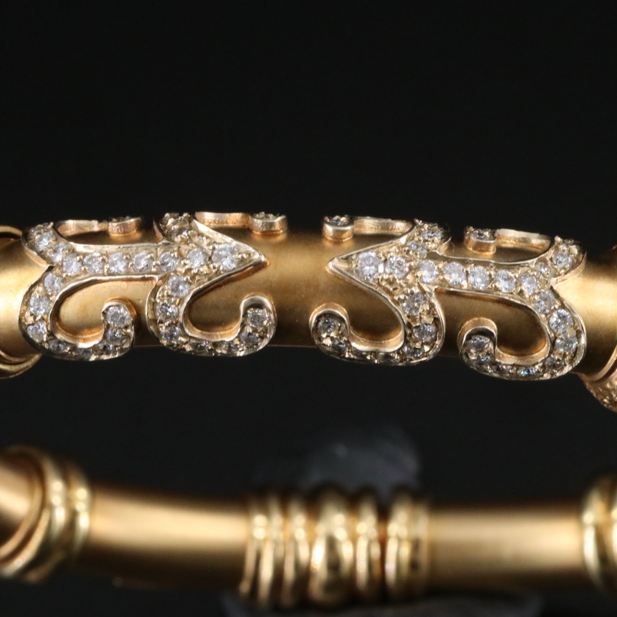 Fidia 18K 0.92 CTW Diamond Etruscan Style Bracelet