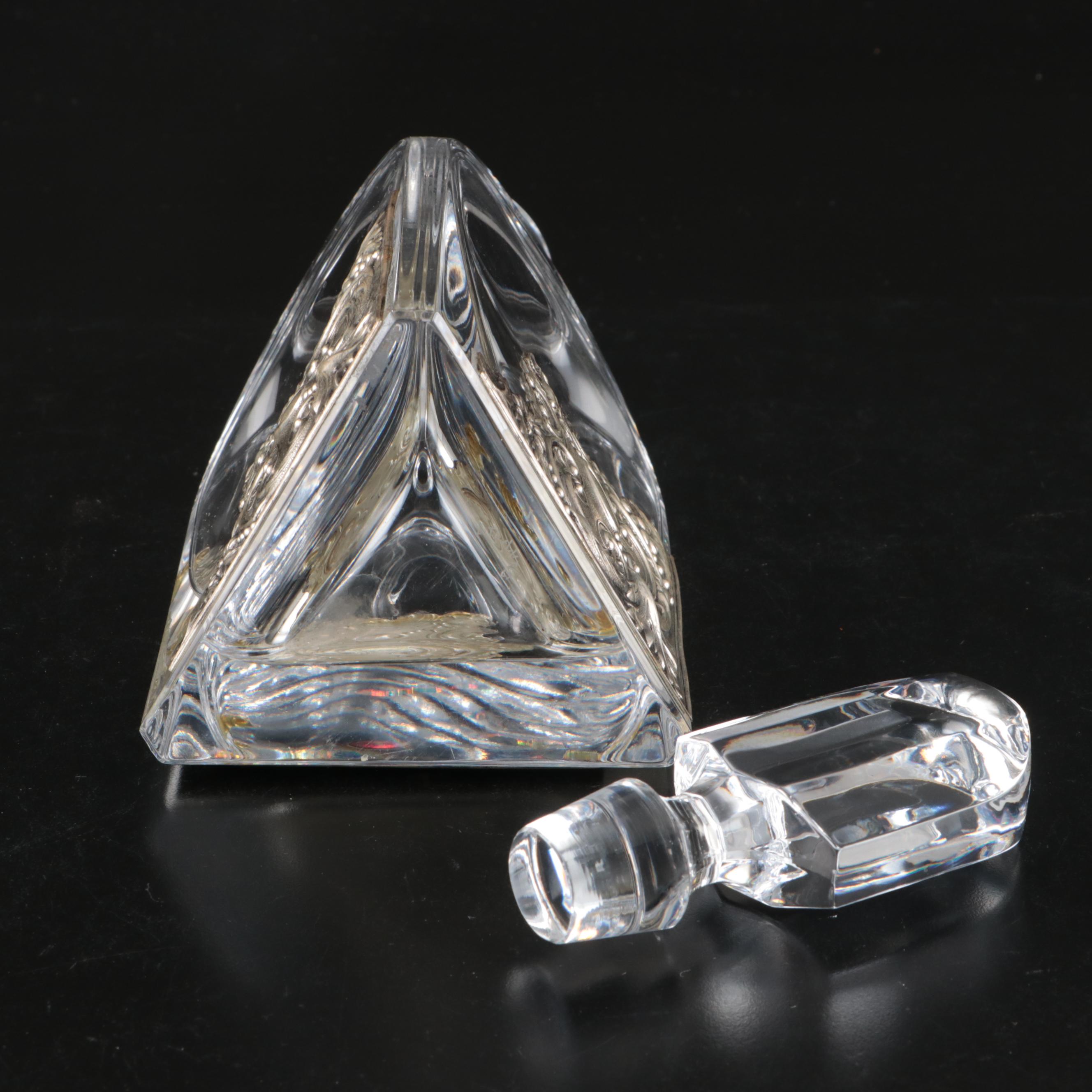 Atlantis Crystal Decanter with Benson & Hedges Recipe Books