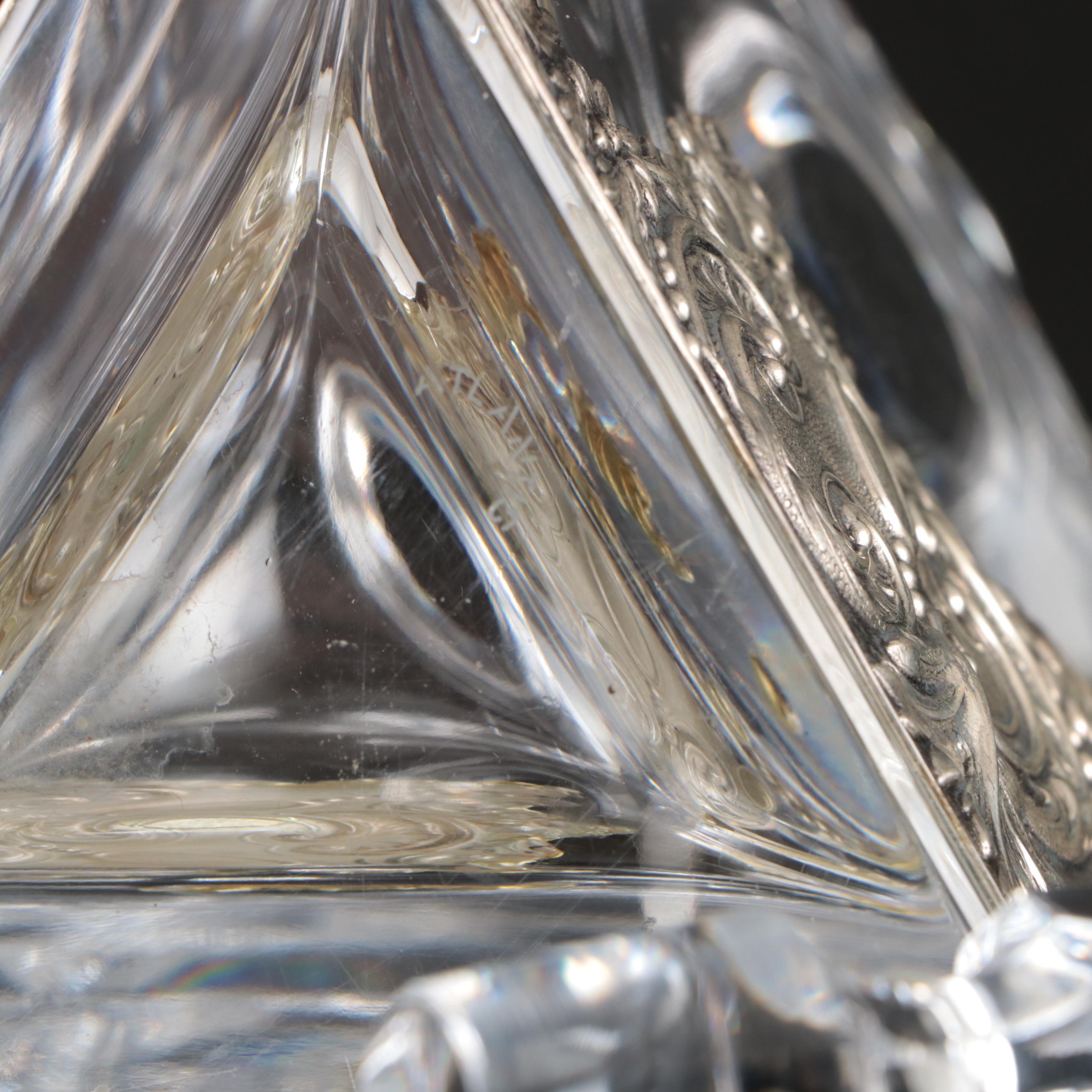 Atlantis Crystal Decanter with Benson & Hedges Recipe Books