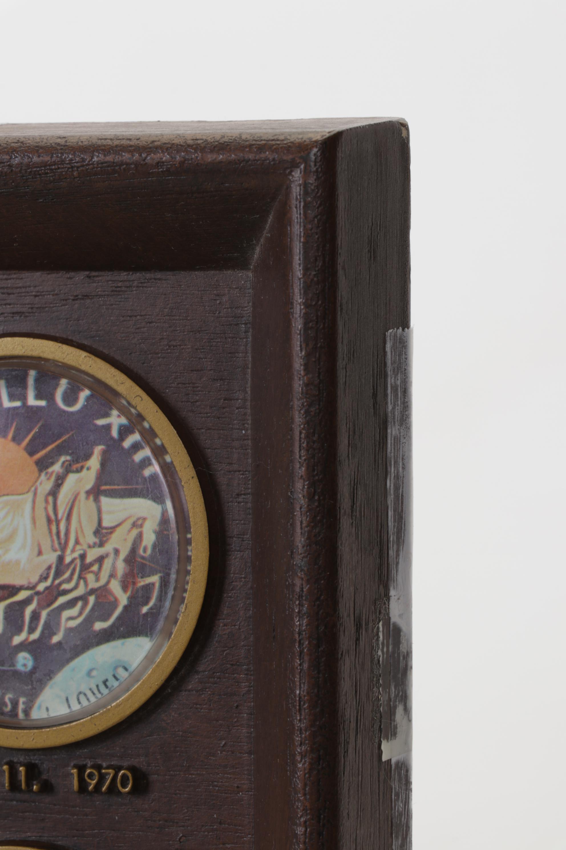 NASA Commemorative Wall Plaque Features Space Mission Patches, 1961-1972