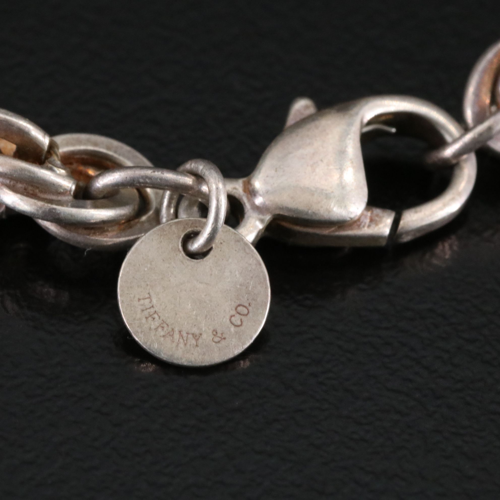 Tiffany & Co. Sterling Twisted Rope Bracelet with 18K Accent