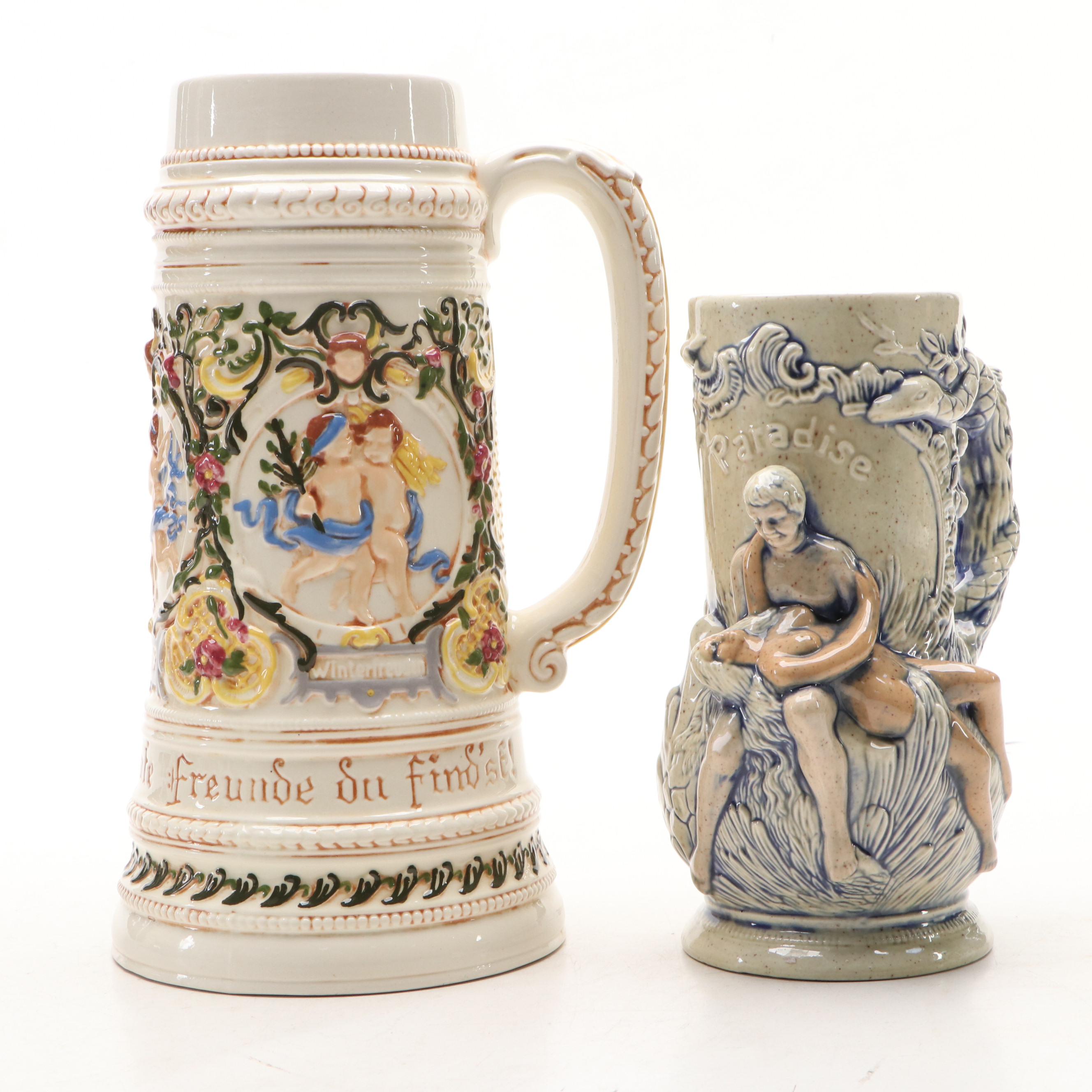 Lusterware and Other Ceramic Beer Steins