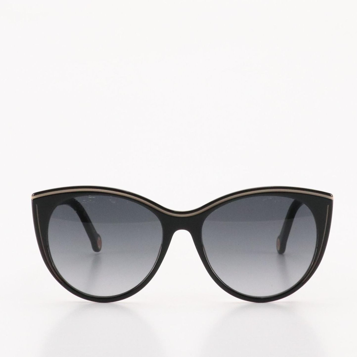 Carolina Herrera HER0142/S Black and Nude Cat Eye Sunglasses with Case