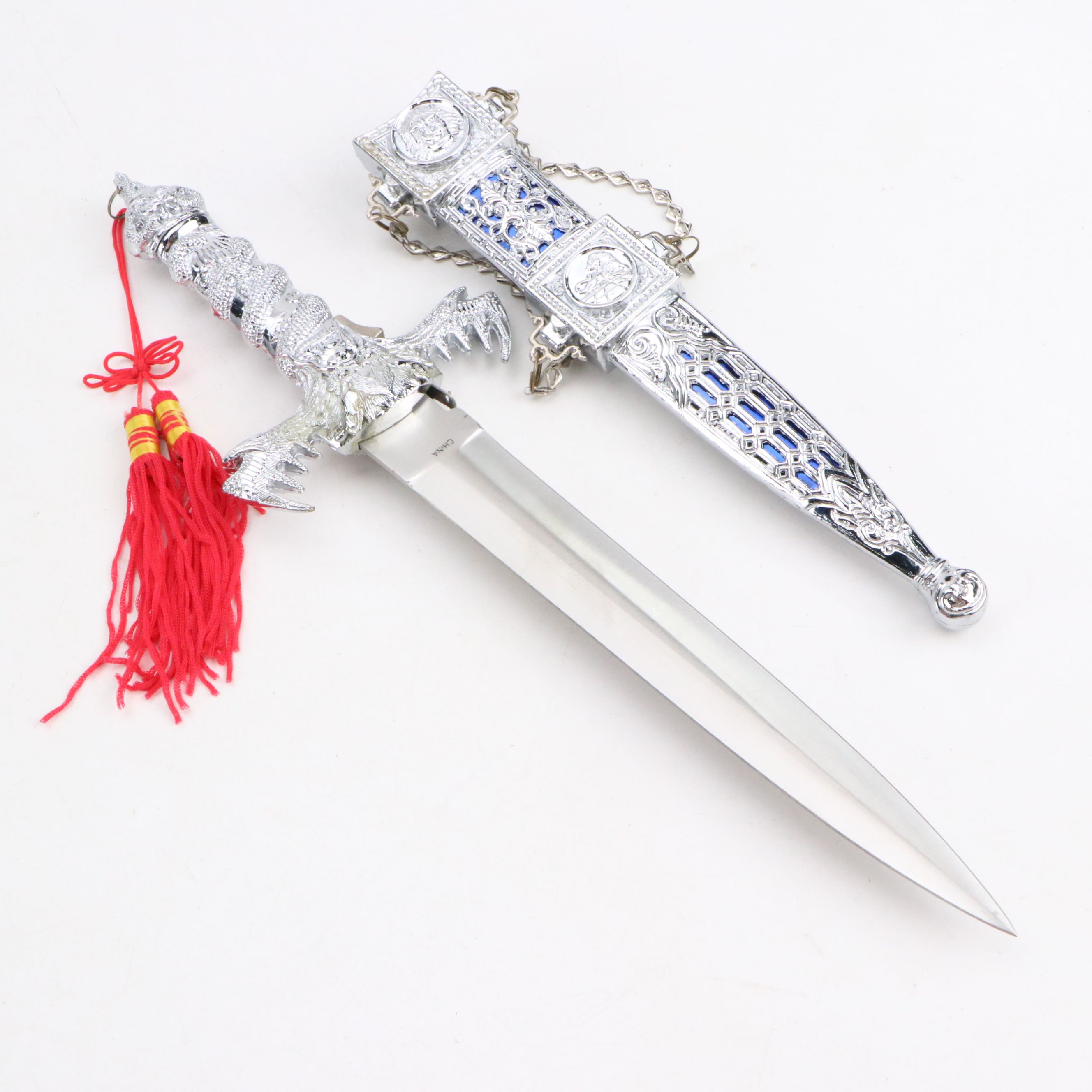 Ornate Fantasy and Asian Inspired Stainless Steel Daggers and Knives