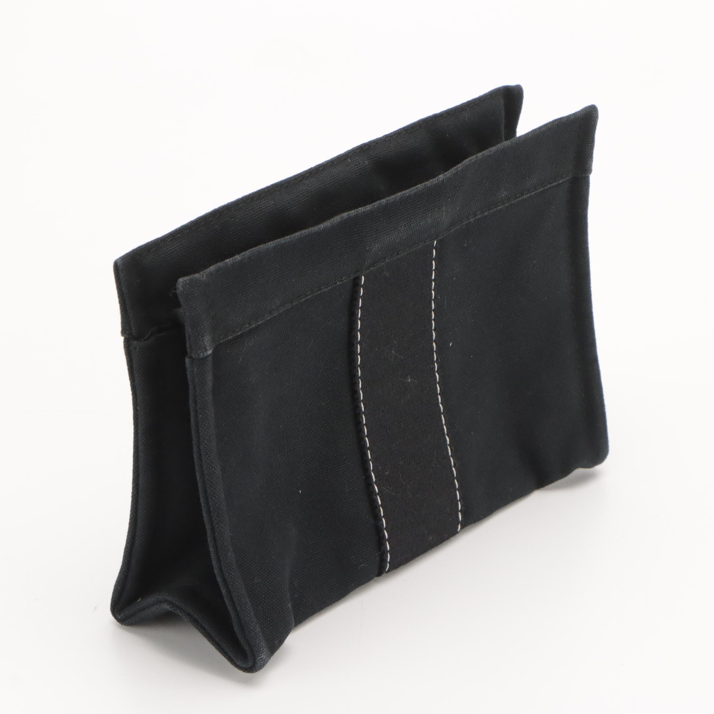 Hermès Fourre-Tout Cosmetic Zip Pouch in Canvas