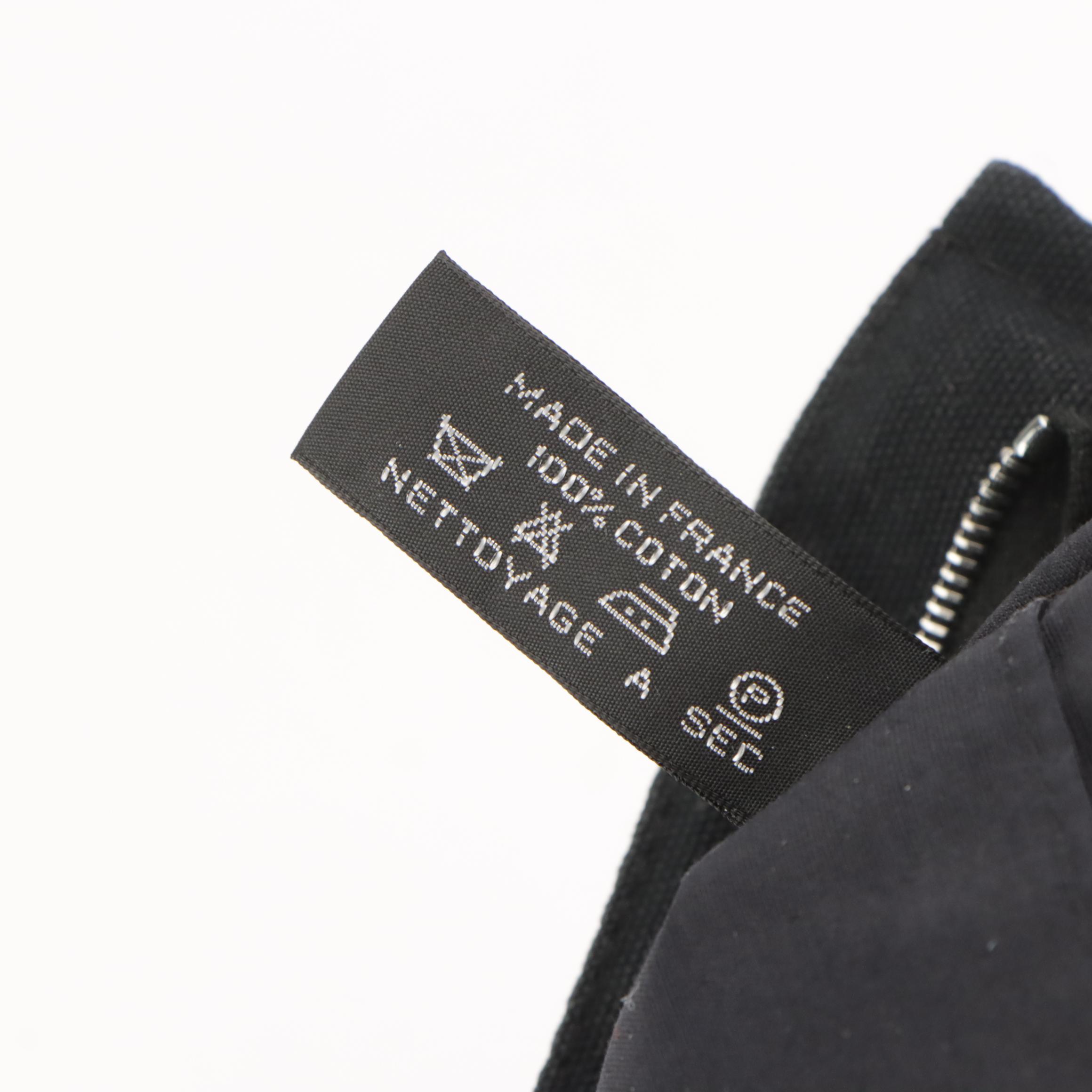 Hermès Fourre-Tout Cosmetic Zip Pouch in Canvas