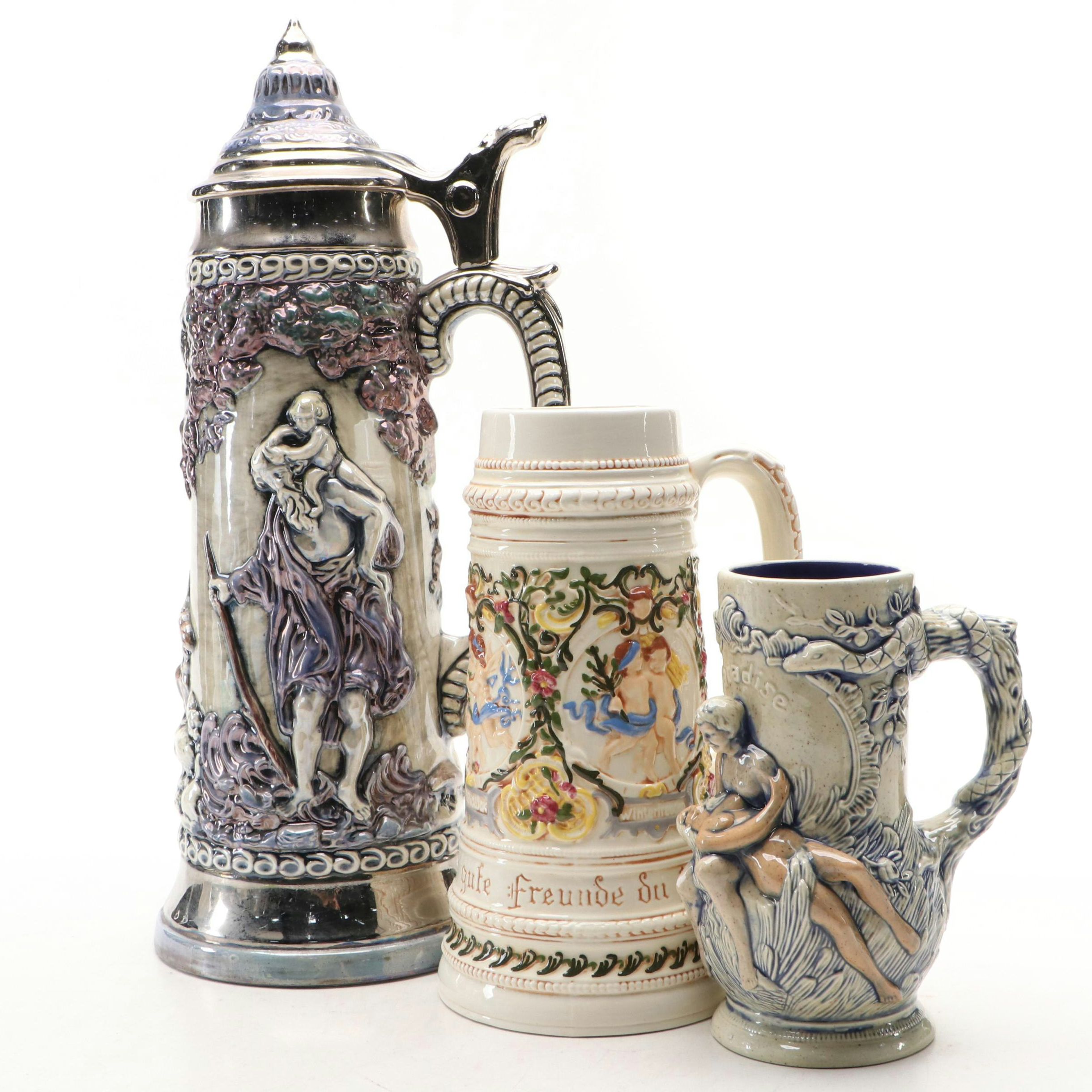 Lusterware and Other Ceramic Beer Steins