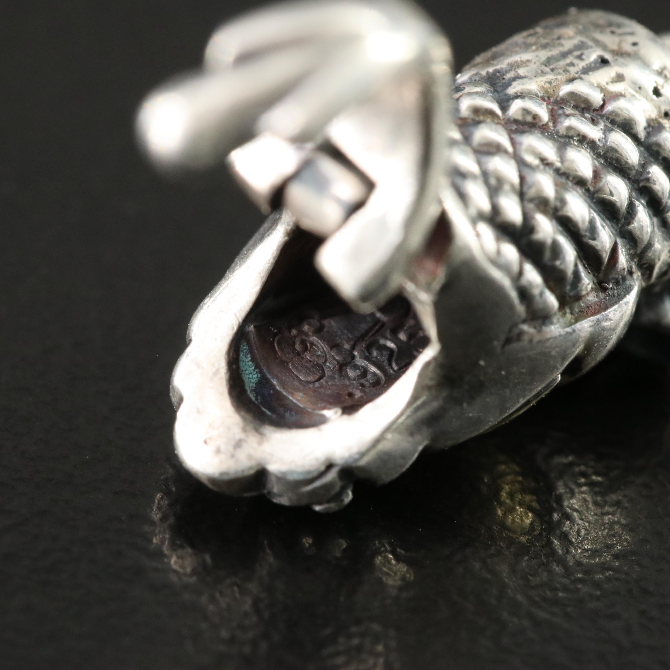 Elling Sterling Leopard Necklace with 18K Accents