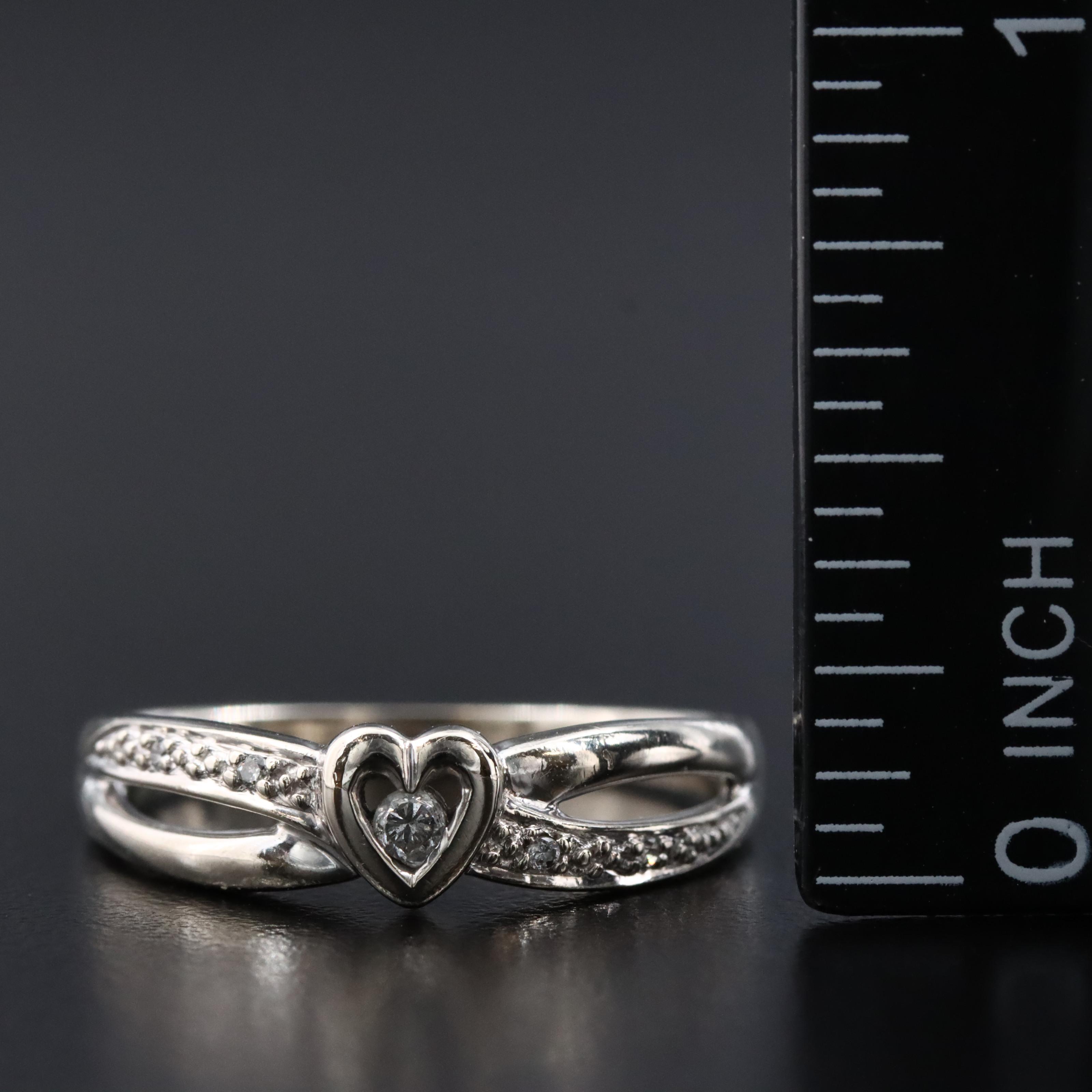 10K 0.05 CTW Diamond Ring