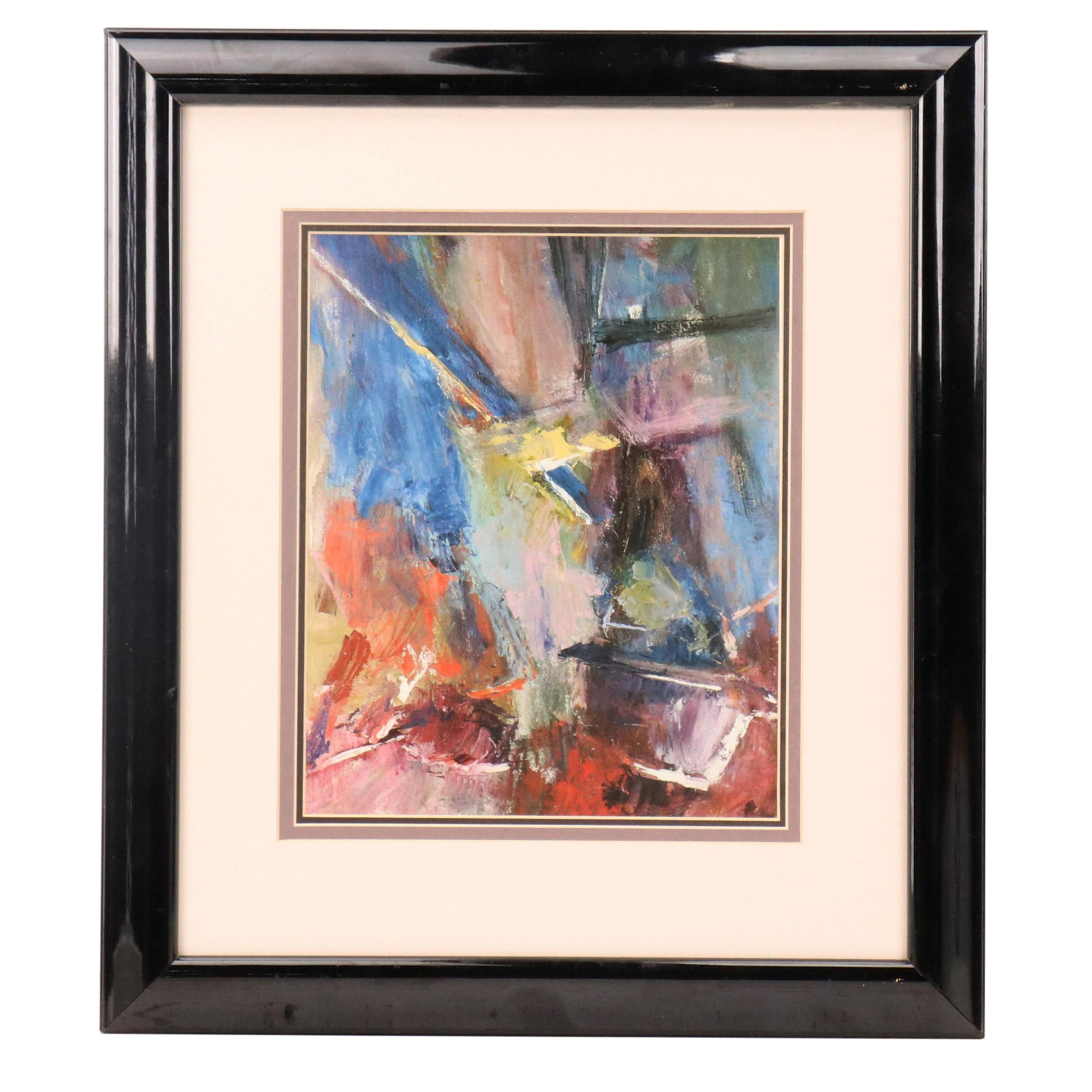 Abstract Offset Lithograph